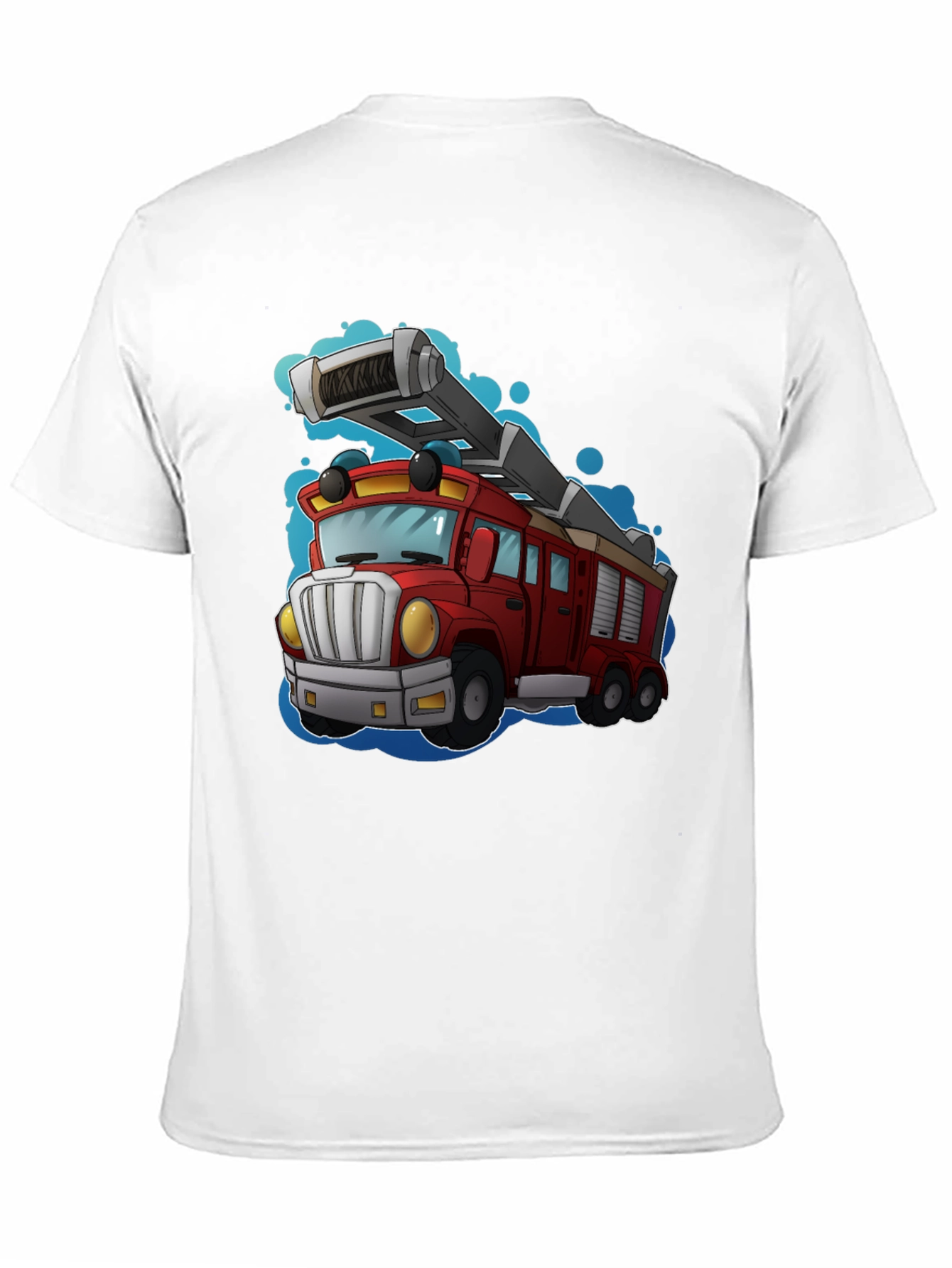 Cartoon Fire Truck T-Shirt