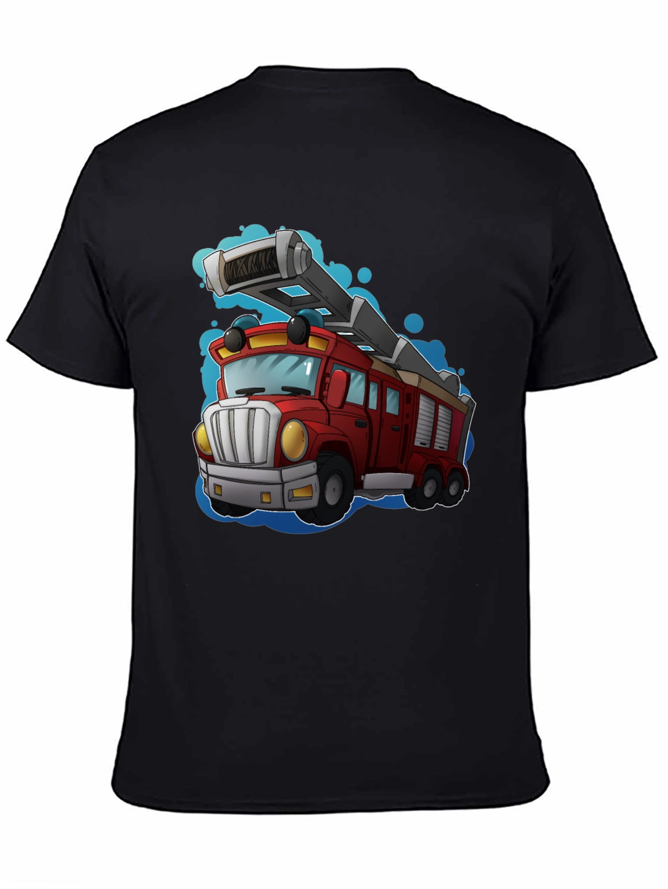 Cartoon Fire Truck T-Shirt