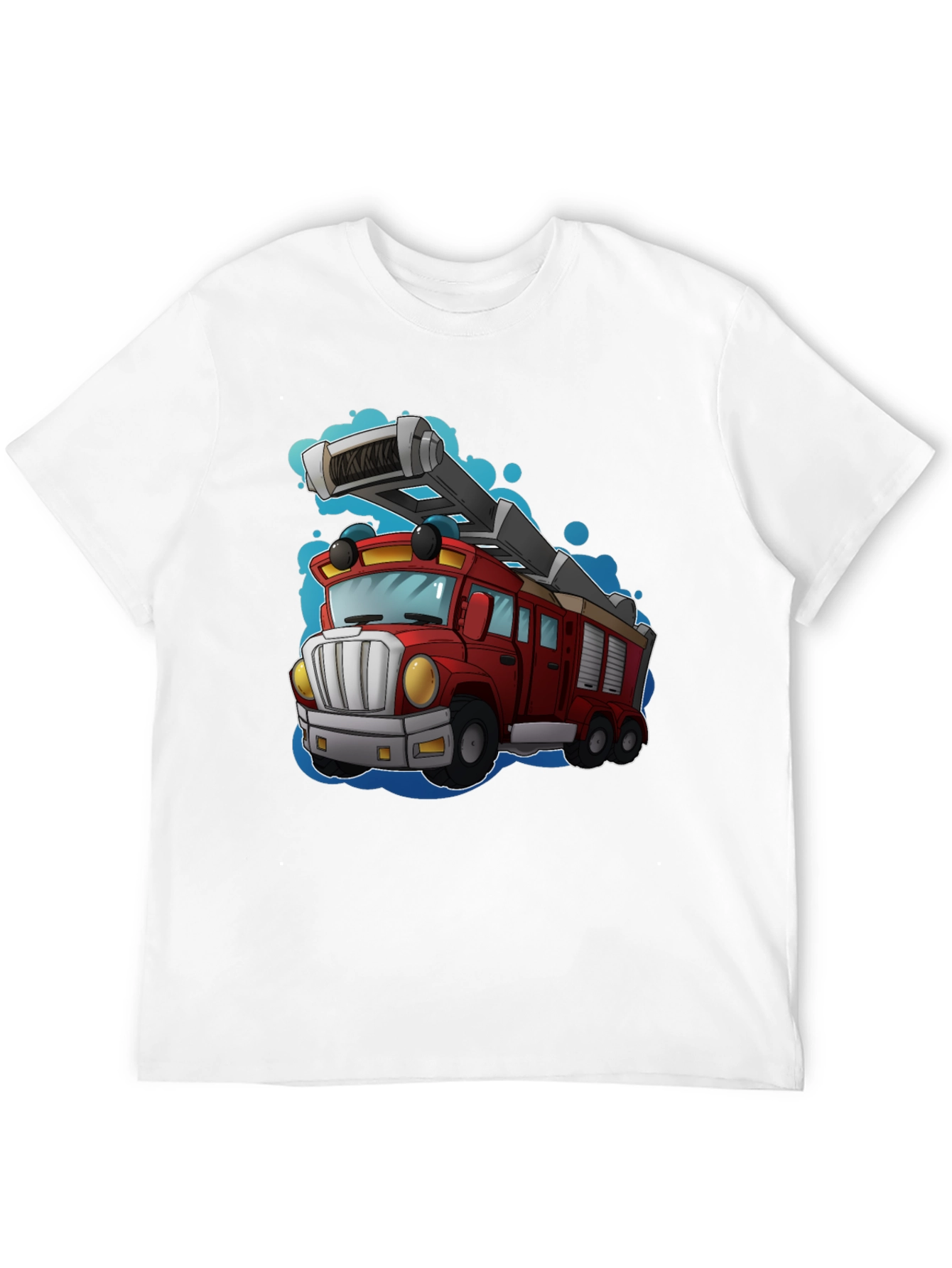 Cartoon Fire Truck T-Shirt