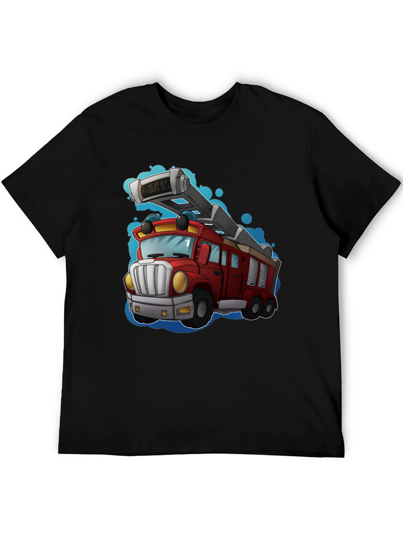 Cartoon Fire Truck T-Shirt