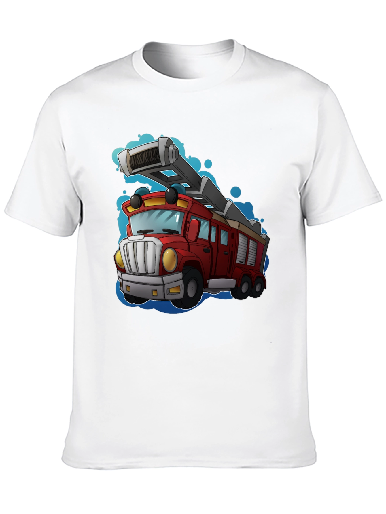 Cartoon Fire Truck T-Shirt