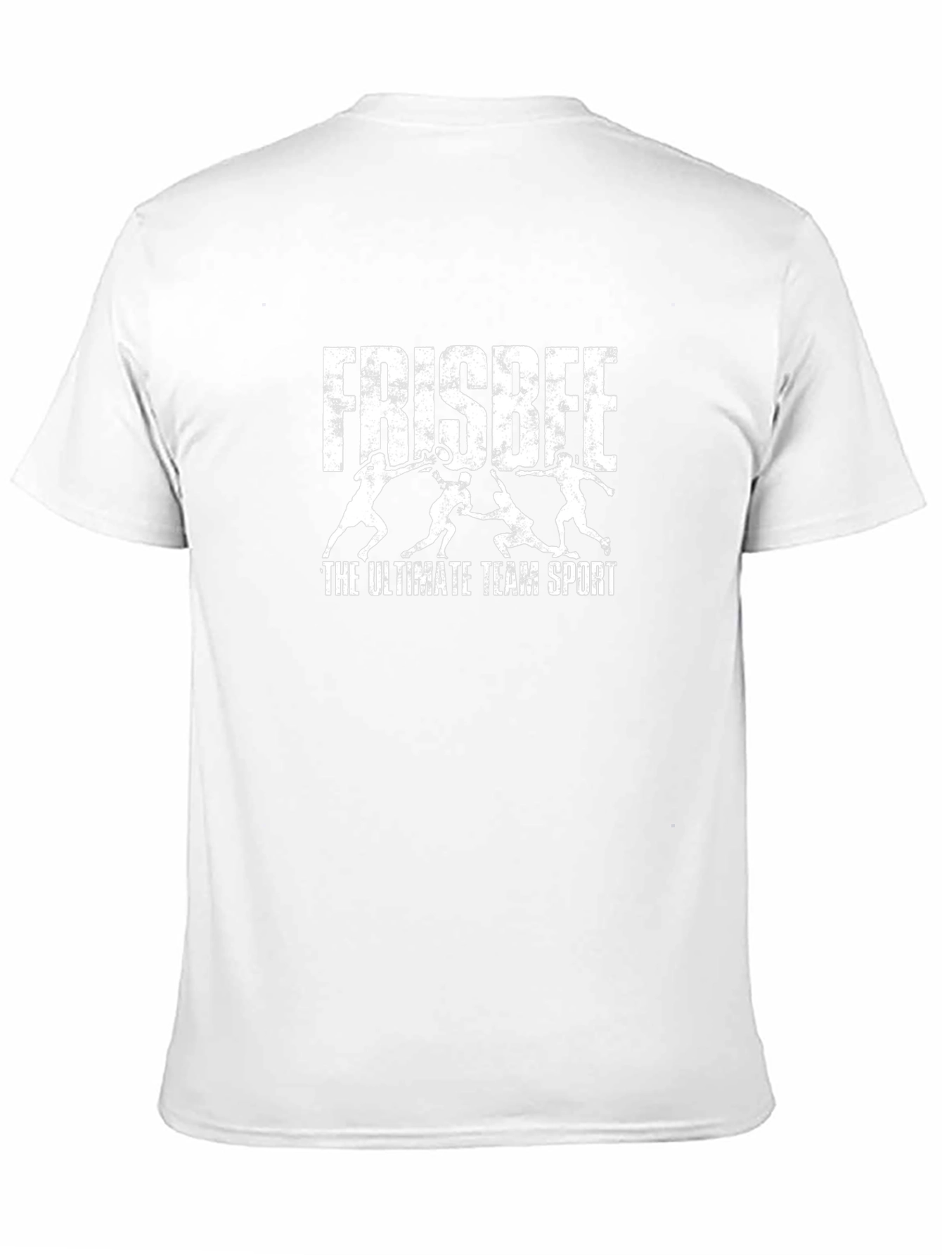 Frisbee Ultimate Team Sport Black T-Shirt