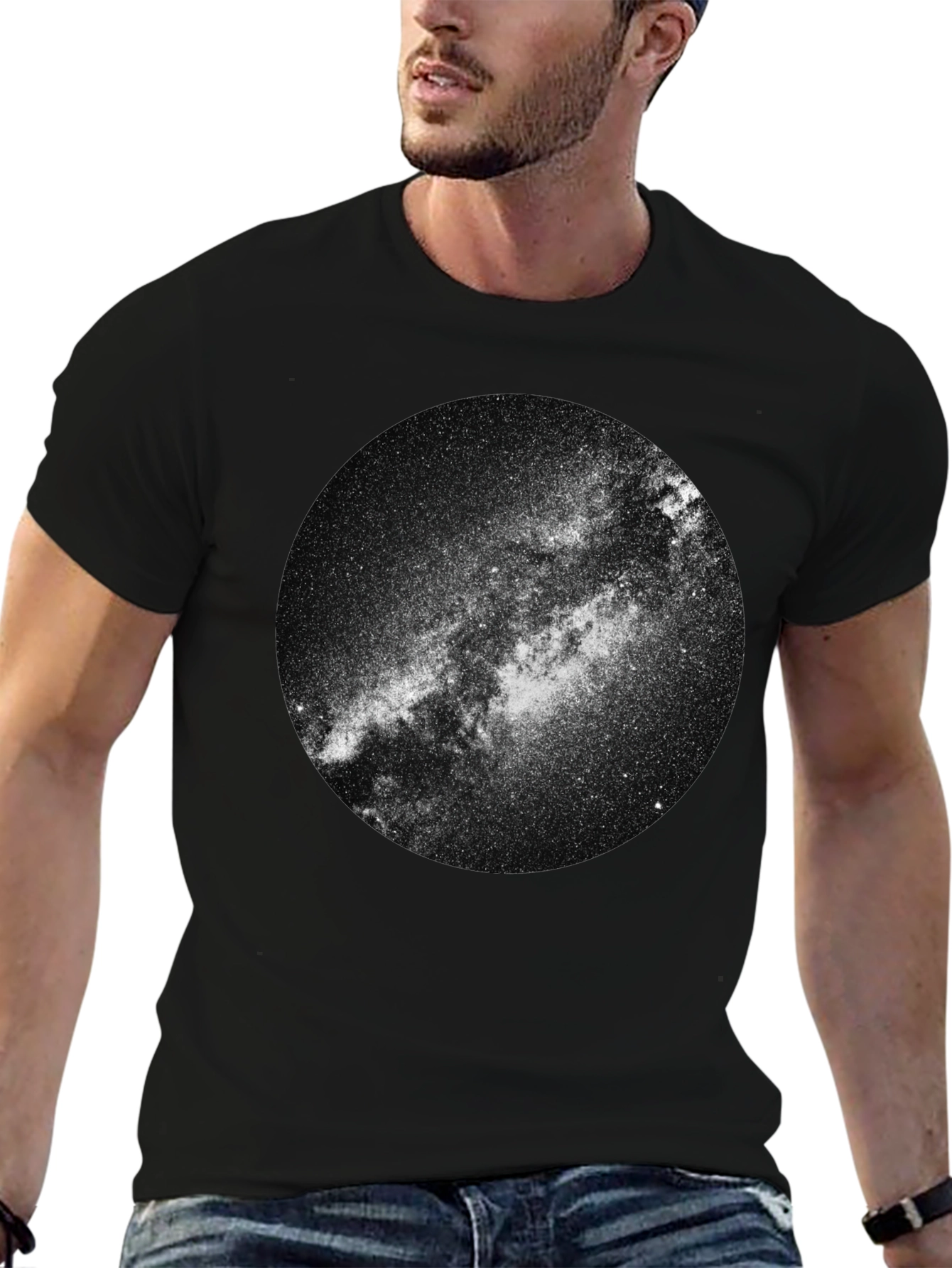 Milky Way Graphic Tee - Galaxy Space T-Shirt