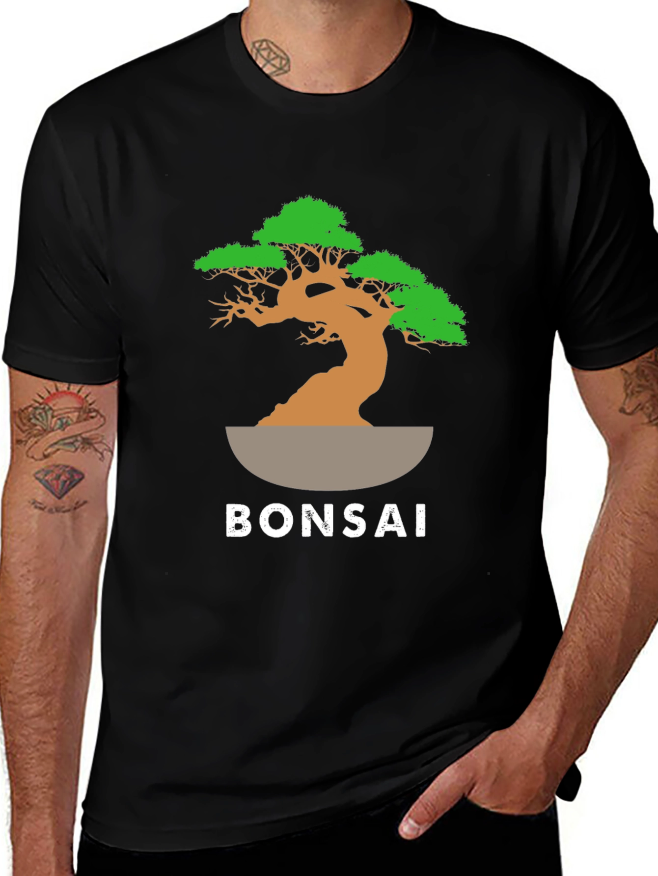 Bonsai Tree Graphic Tee - Stylish & Unique Design