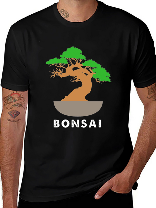 Bonsai Tree Graphic Tee - Stylish & Unique Design