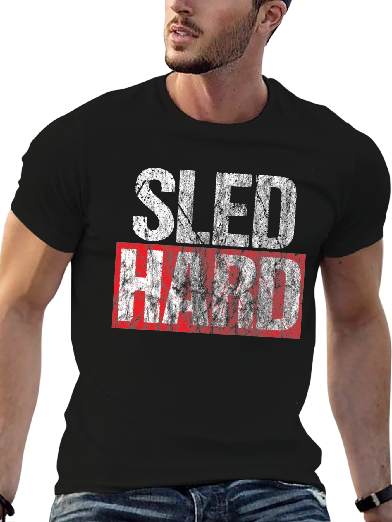 Sled Hard Graphic T-Shirt
