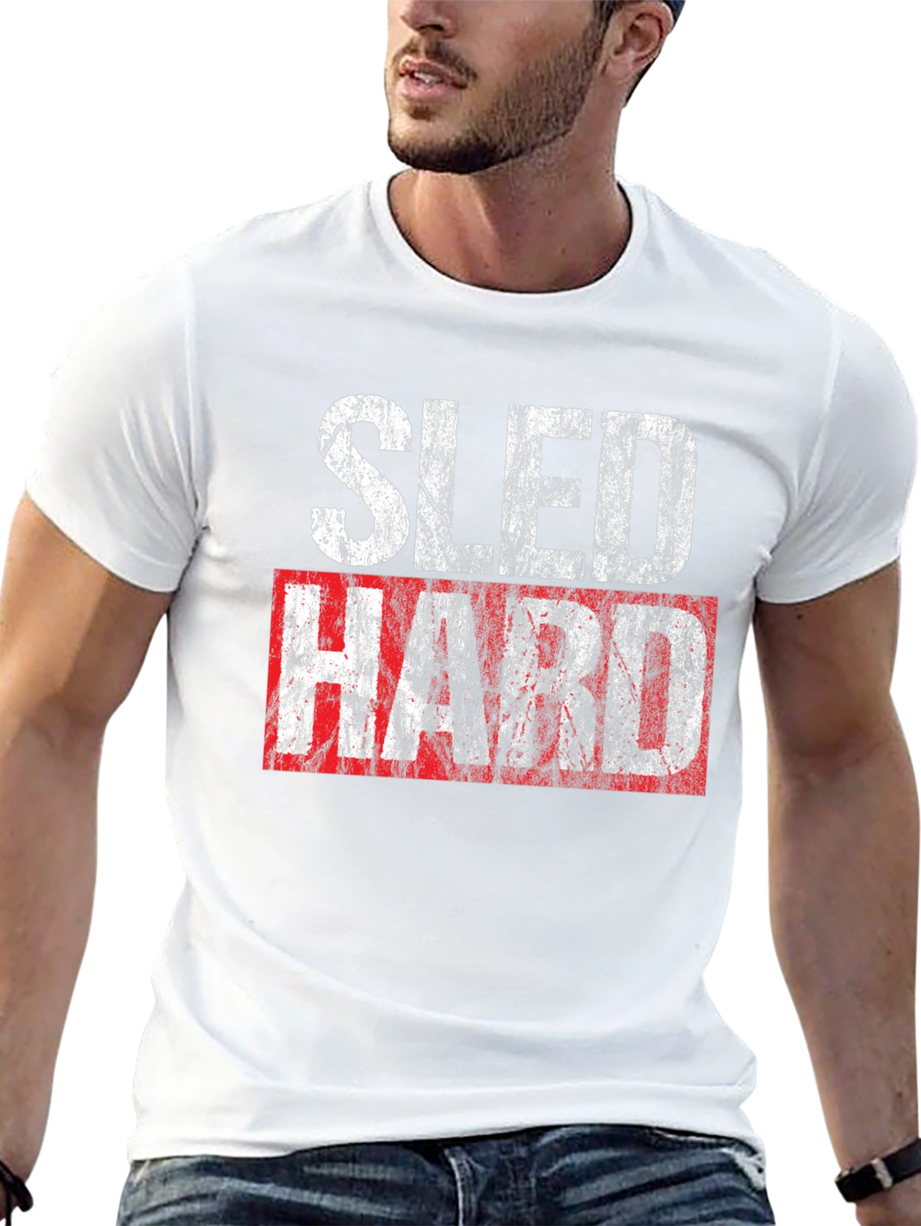 Sled Hard Graphic T-Shirt