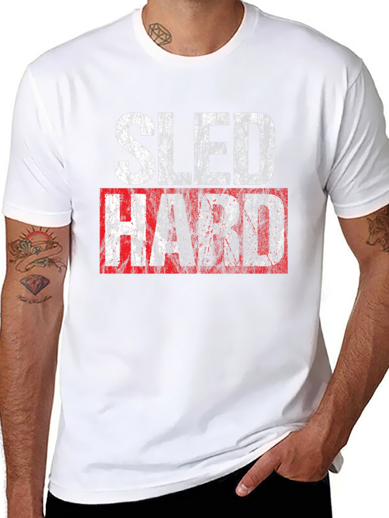 Sled Hard Graphic T-Shirt