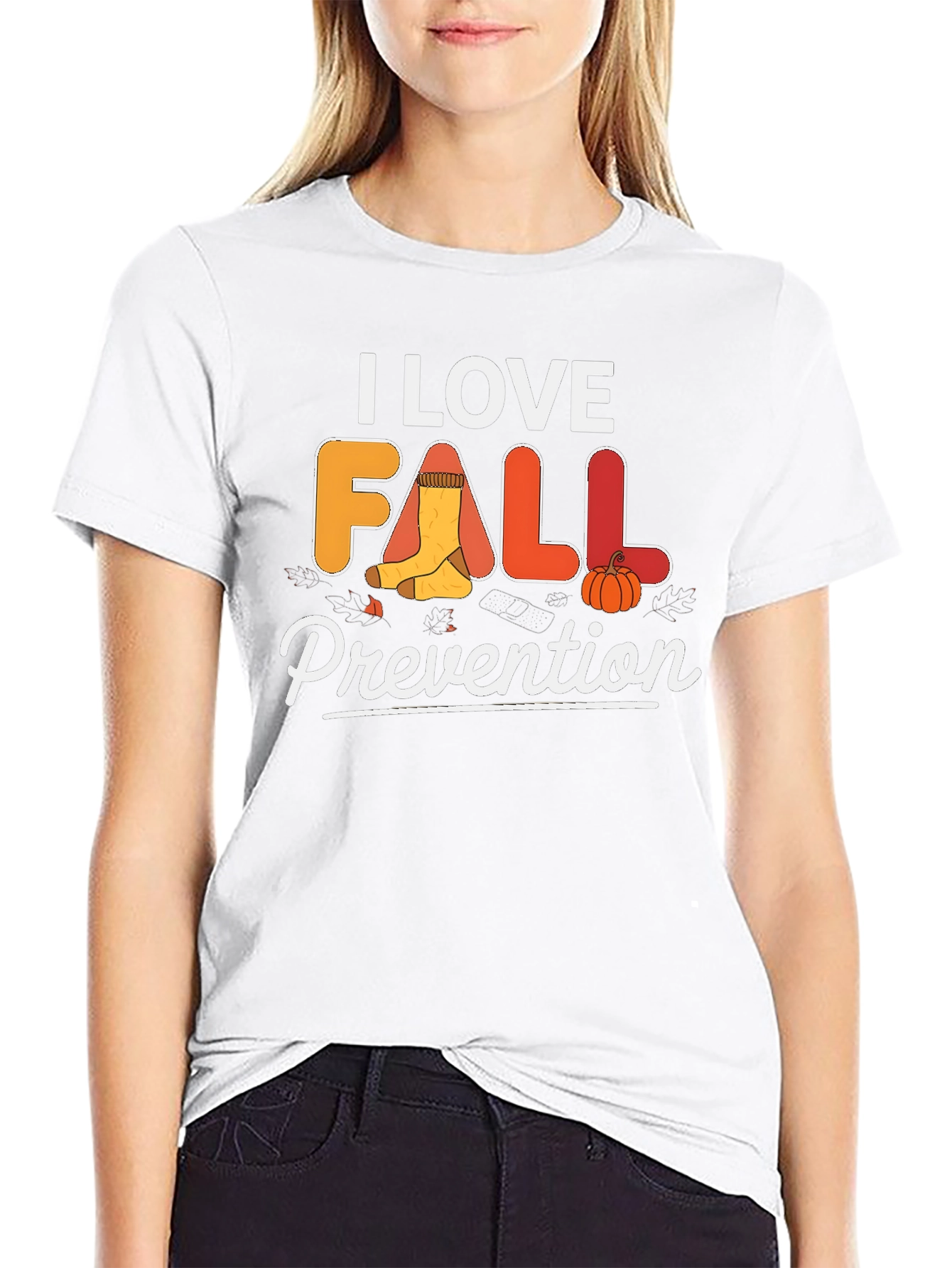 I Love Fall Prevention T-Shirt - Safety Awareness