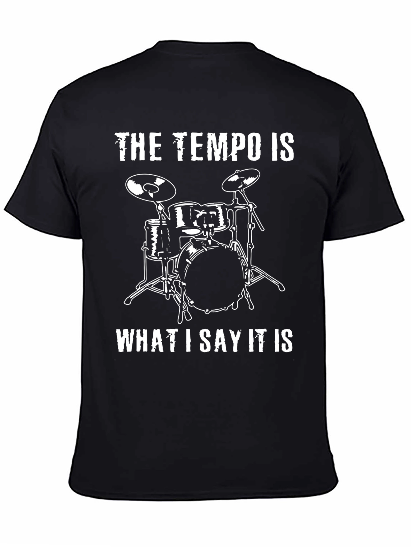 Drummer Tempo T-Shirt: Percussionist Funny Music Tee