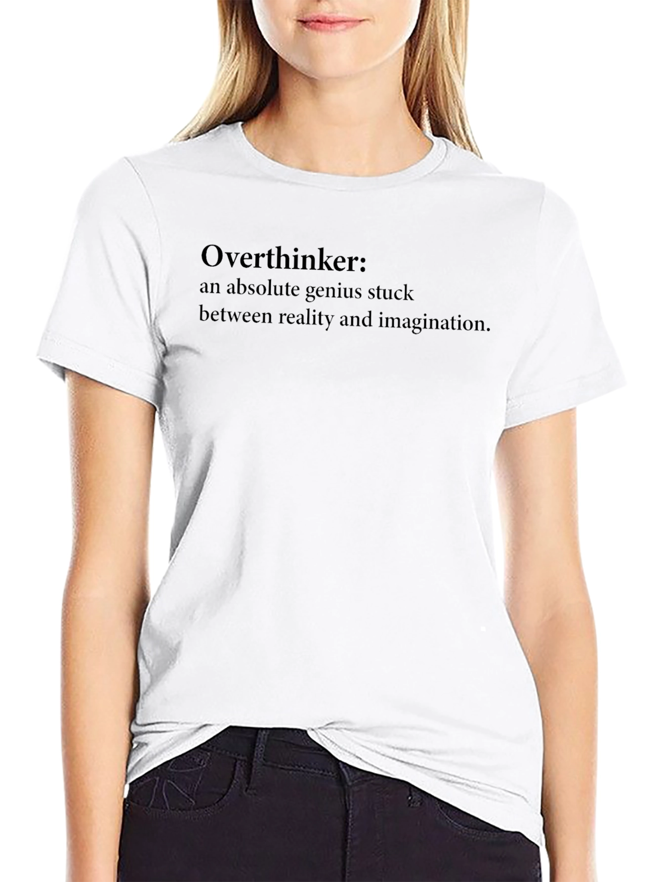 Overthinker Graphic T-Shirt - Genius Stuck in Imagination
