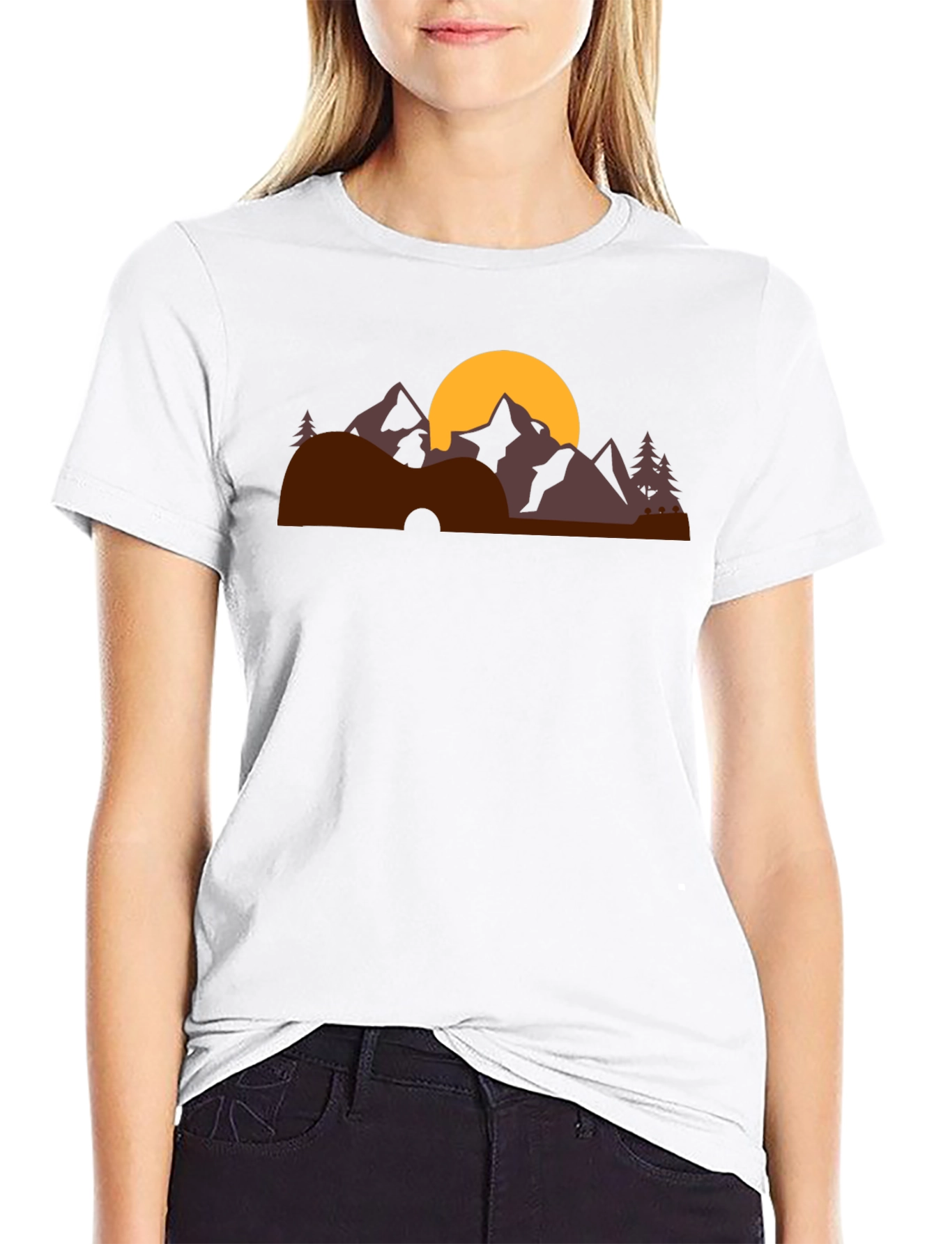 Mountain Graphic T-Shirt - Nature Inspired Design