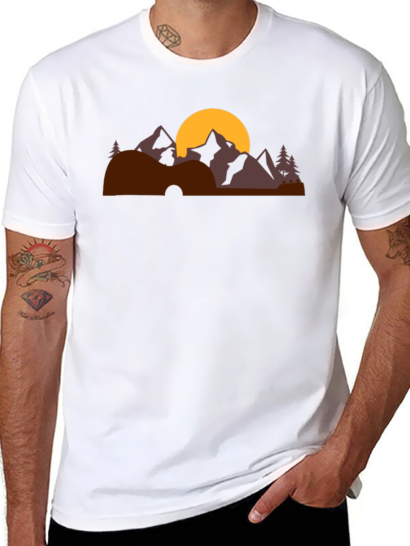 Mountain Graphic T-Shirt - Nature Inspired Design