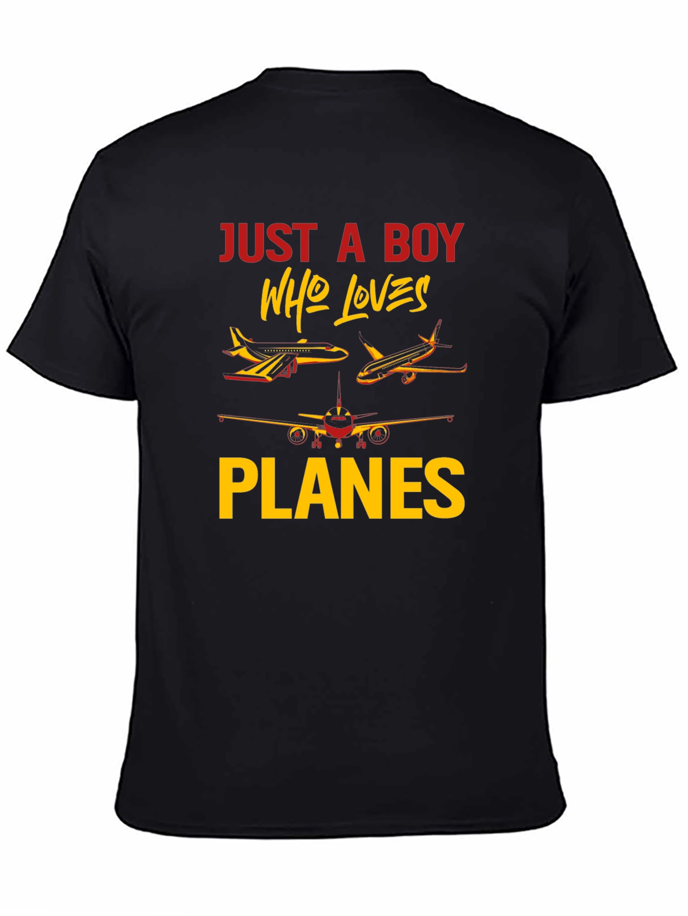 Just A Boy Who Loves Planes T-Shirt
