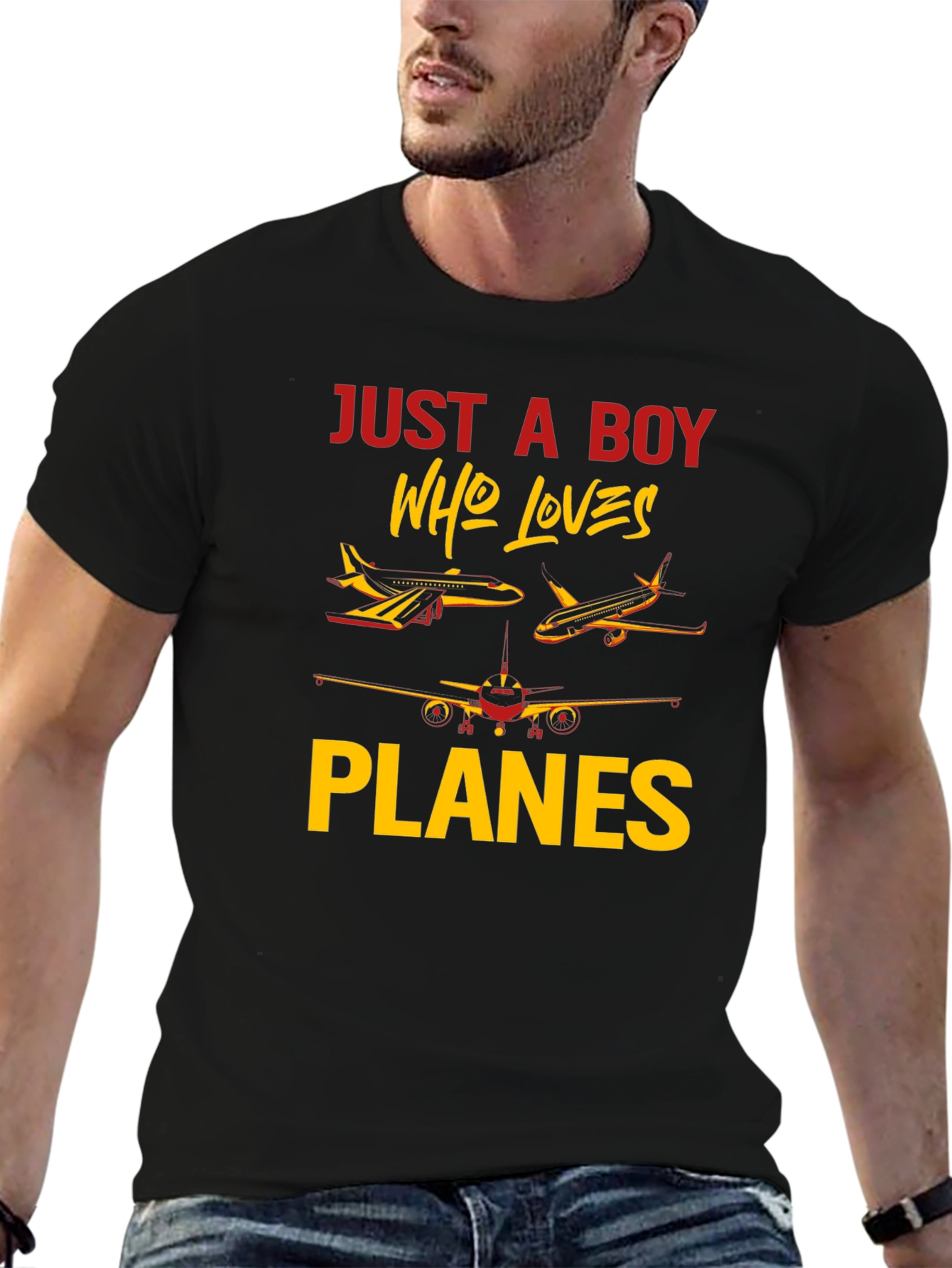 Just A Boy Who Loves Planes T-Shirt