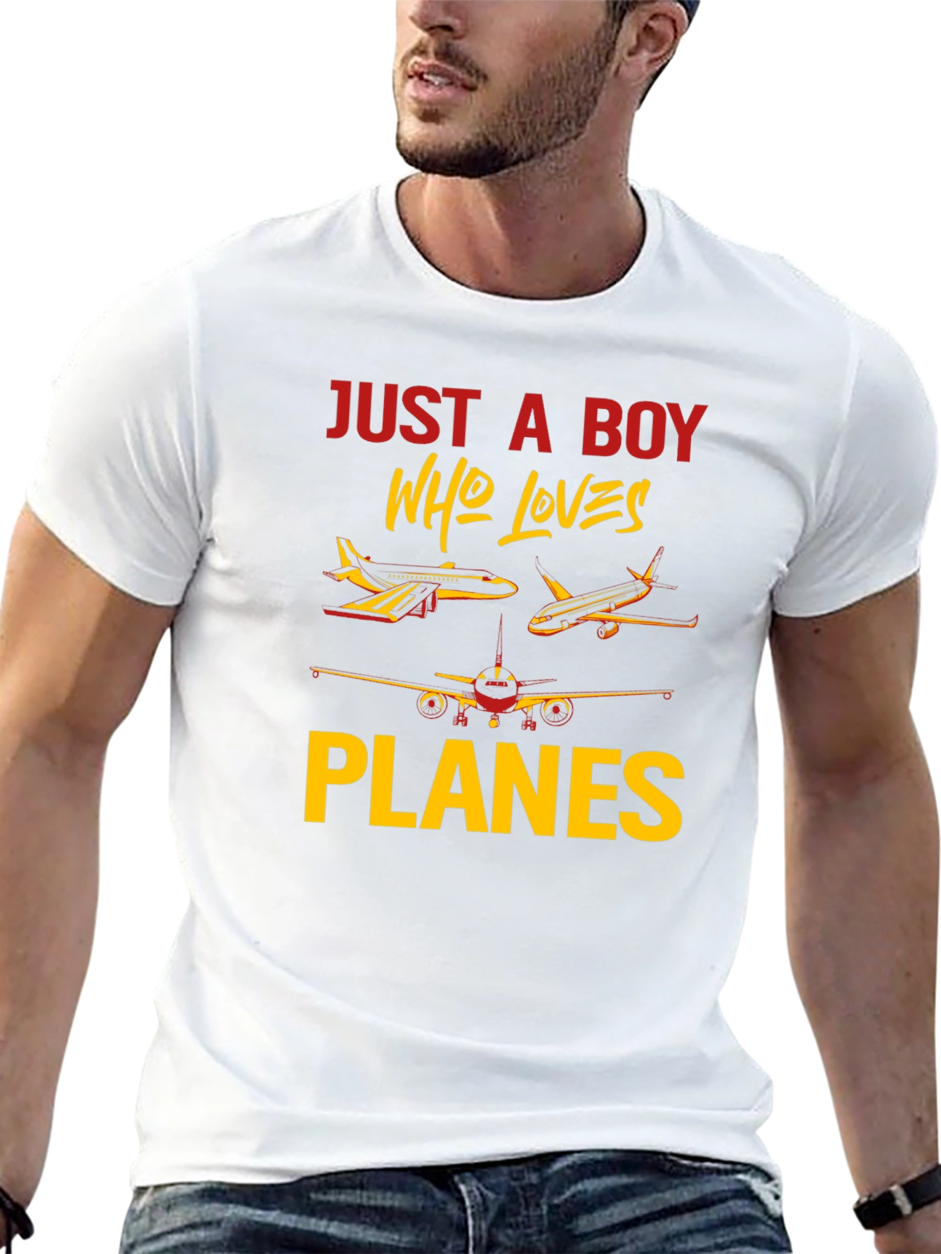 Just A Boy Who Loves Planes T-Shirt