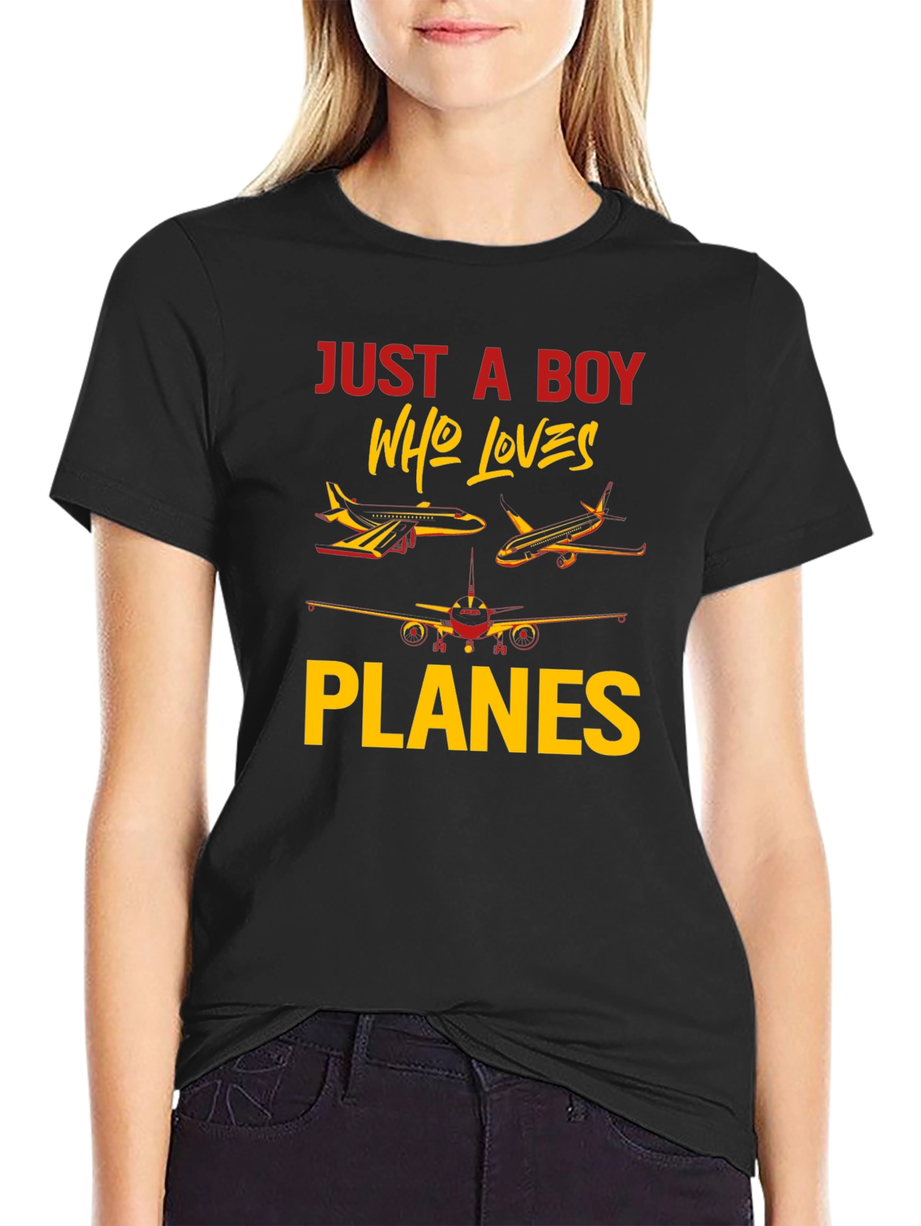 Just A Boy Who Loves Planes T-Shirt