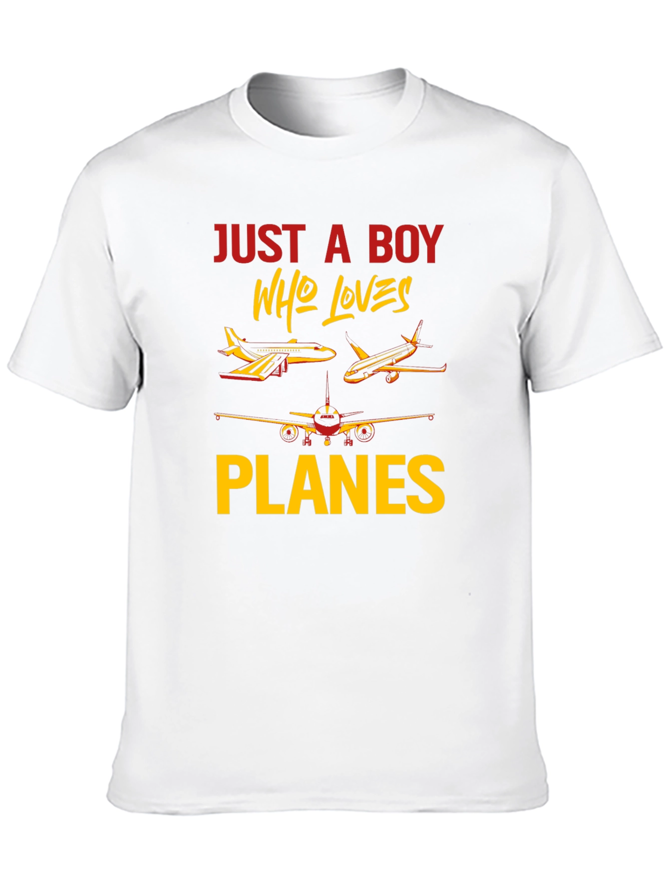 Just A Boy Who Loves Planes T-Shirt