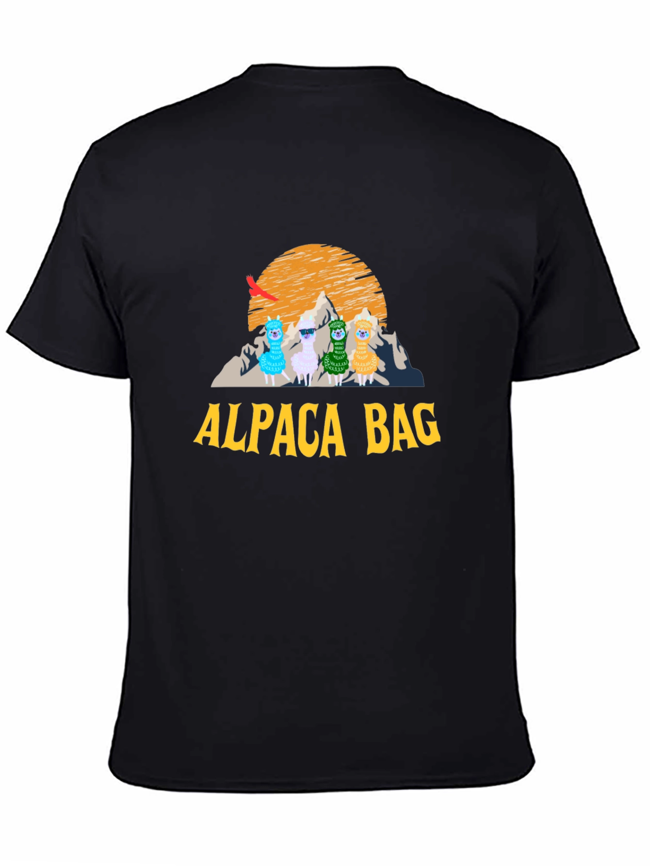 Alpaca Bag Graphic T-Shirt - Stylish Cotton Tee