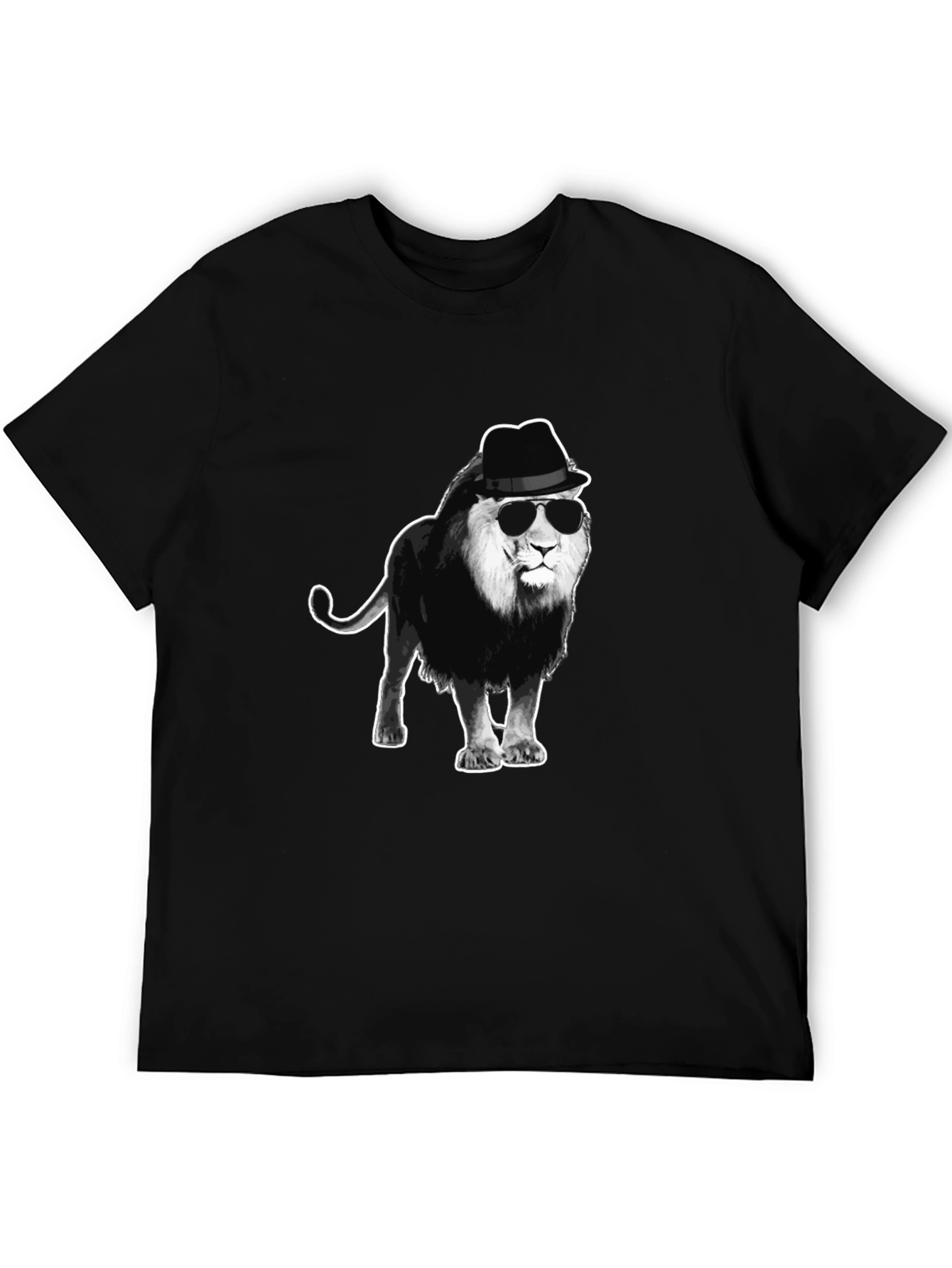 Cool Lion in Hat T-Shirt