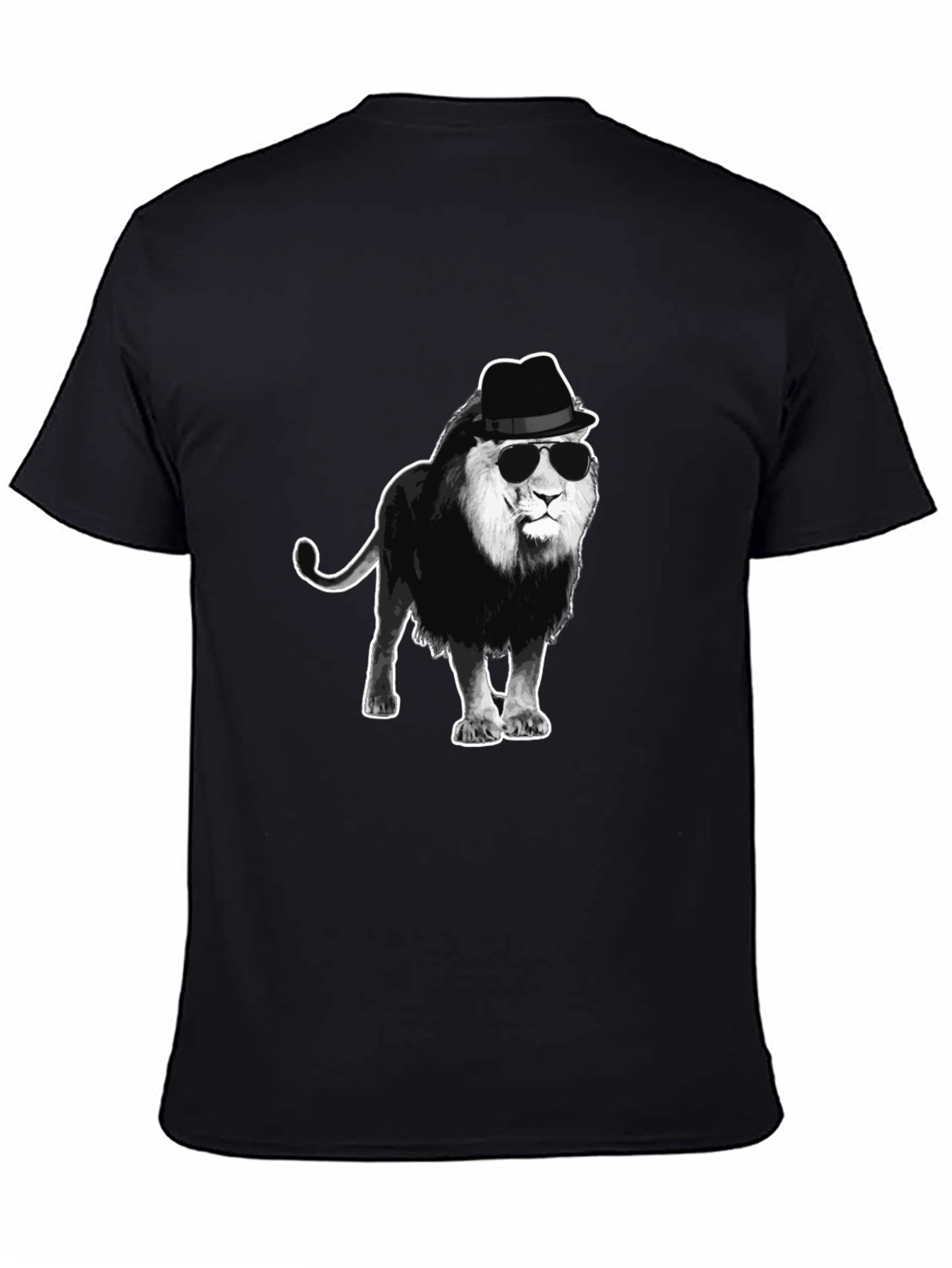 Cool Lion in Hat T-Shirt
