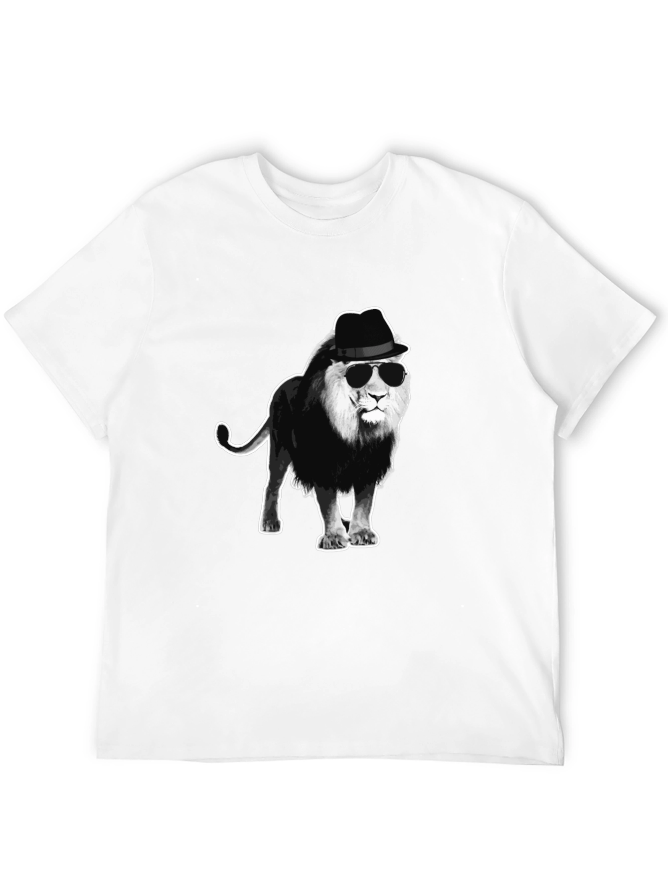 Cool Lion in Hat T-Shirt