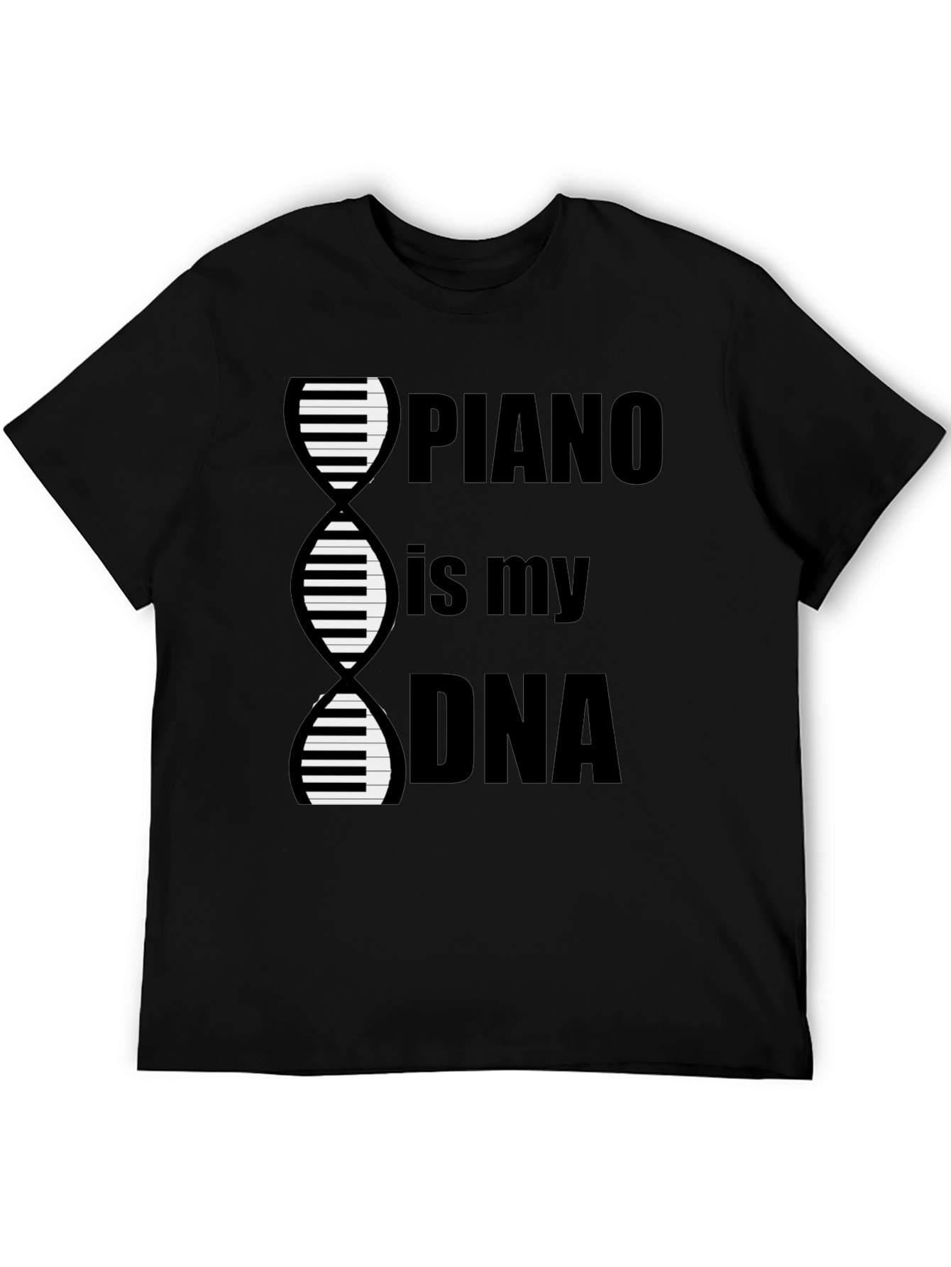 Piano is My DNA Graphic Tee - Musician T-Shirt