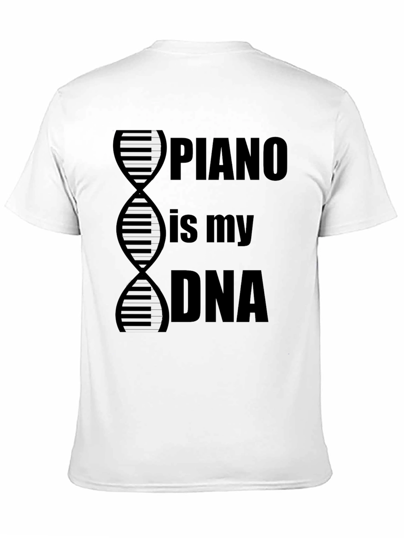 Piano is My DNA Graphic Tee - Musician T-Shirt