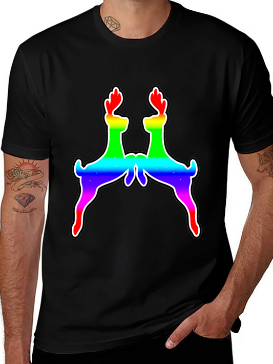 Rainbow Deer Graphic Tee - Pride Edition