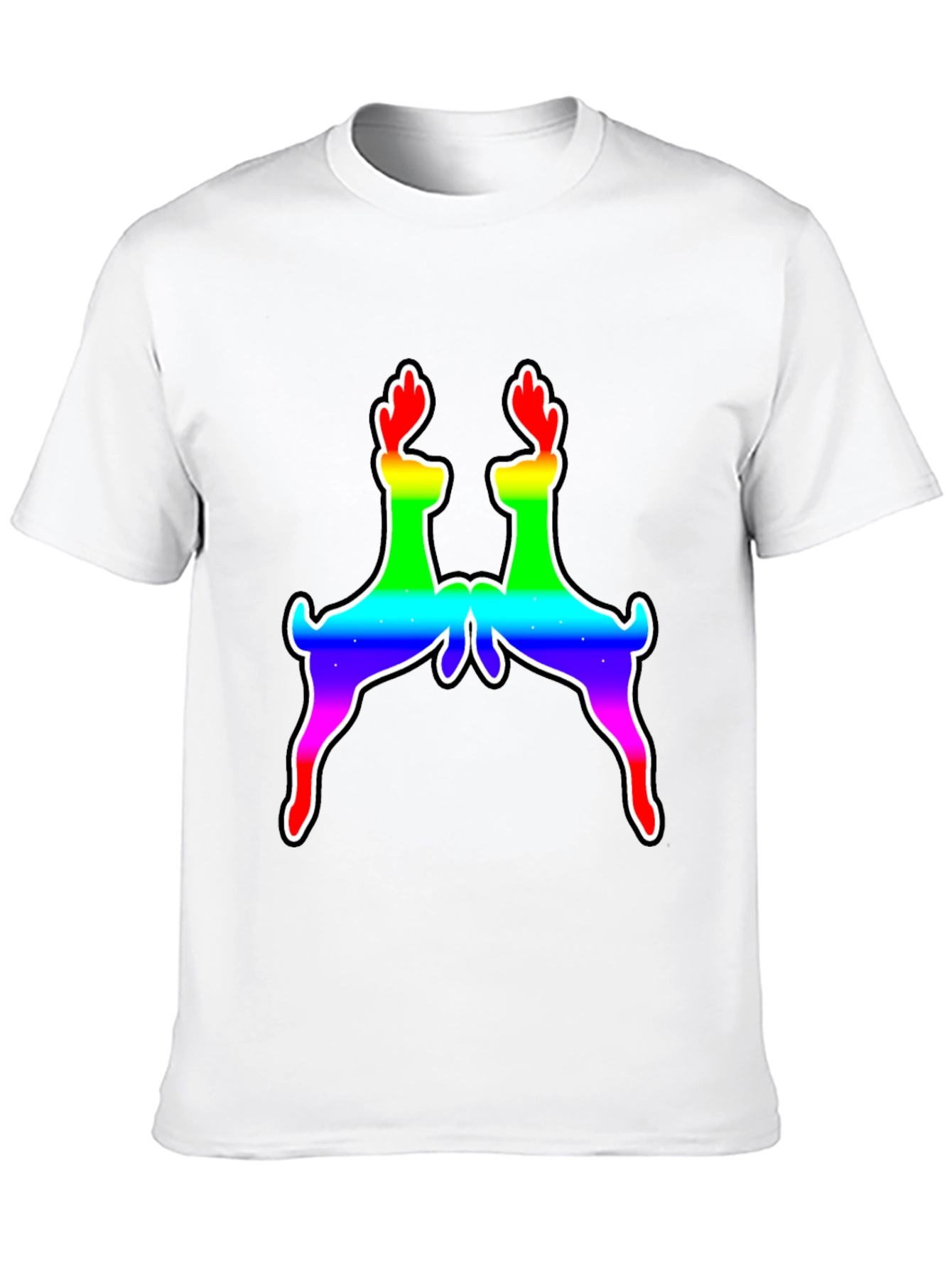 Rainbow Deer Graphic Tee - Pride Edition