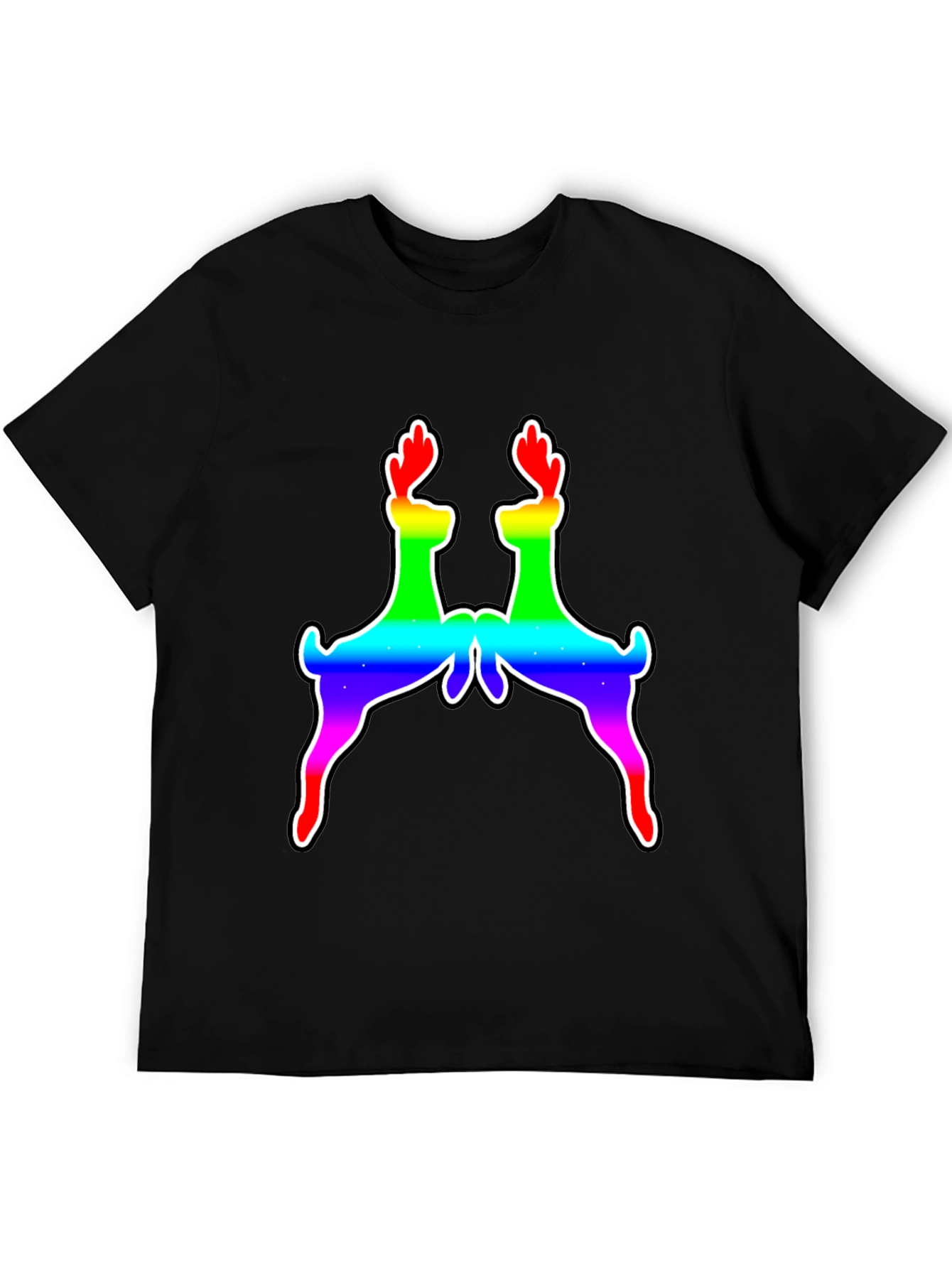 Rainbow Deer Graphic Tee - Pride Edition