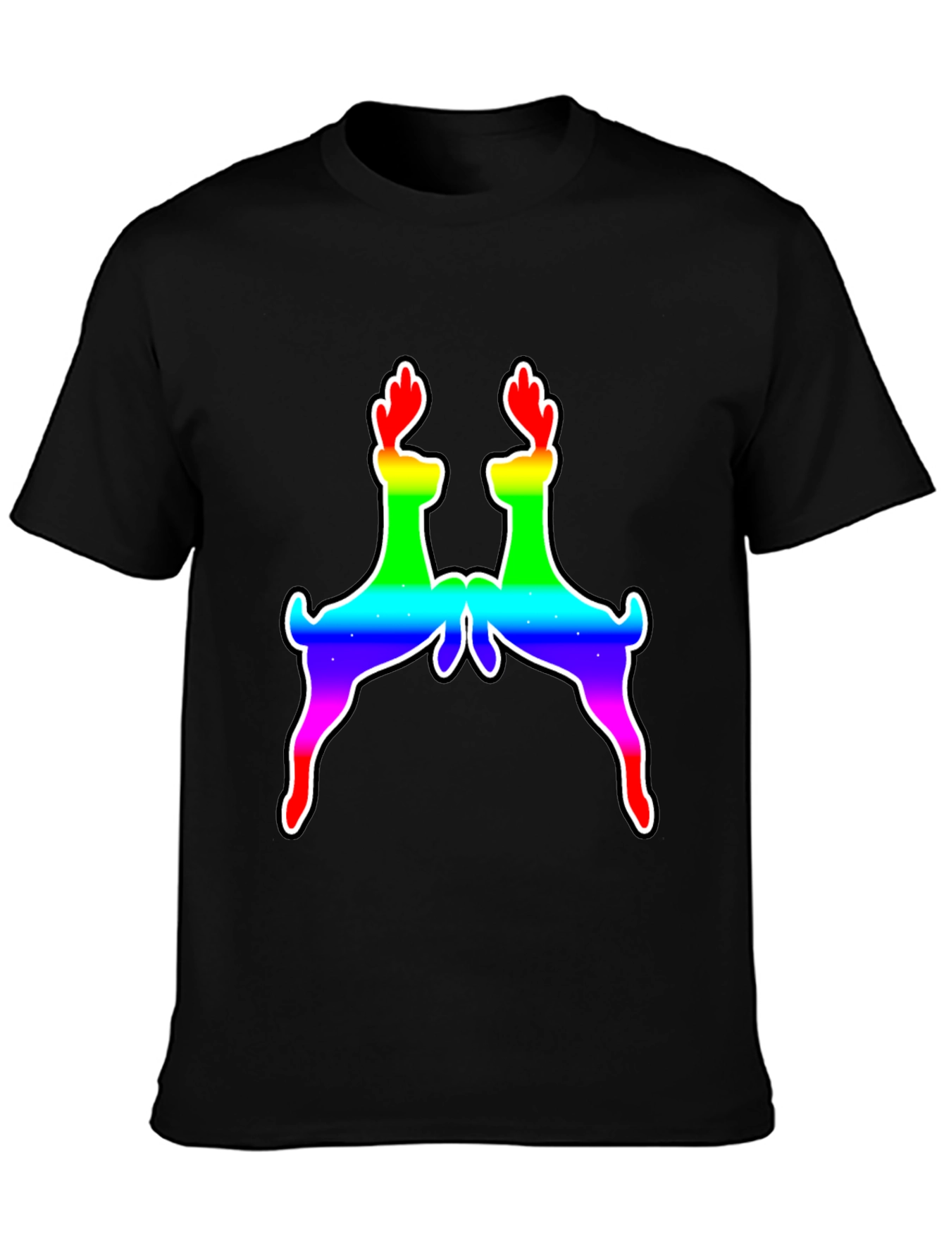 Rainbow Deer Graphic Tee - Pride Edition