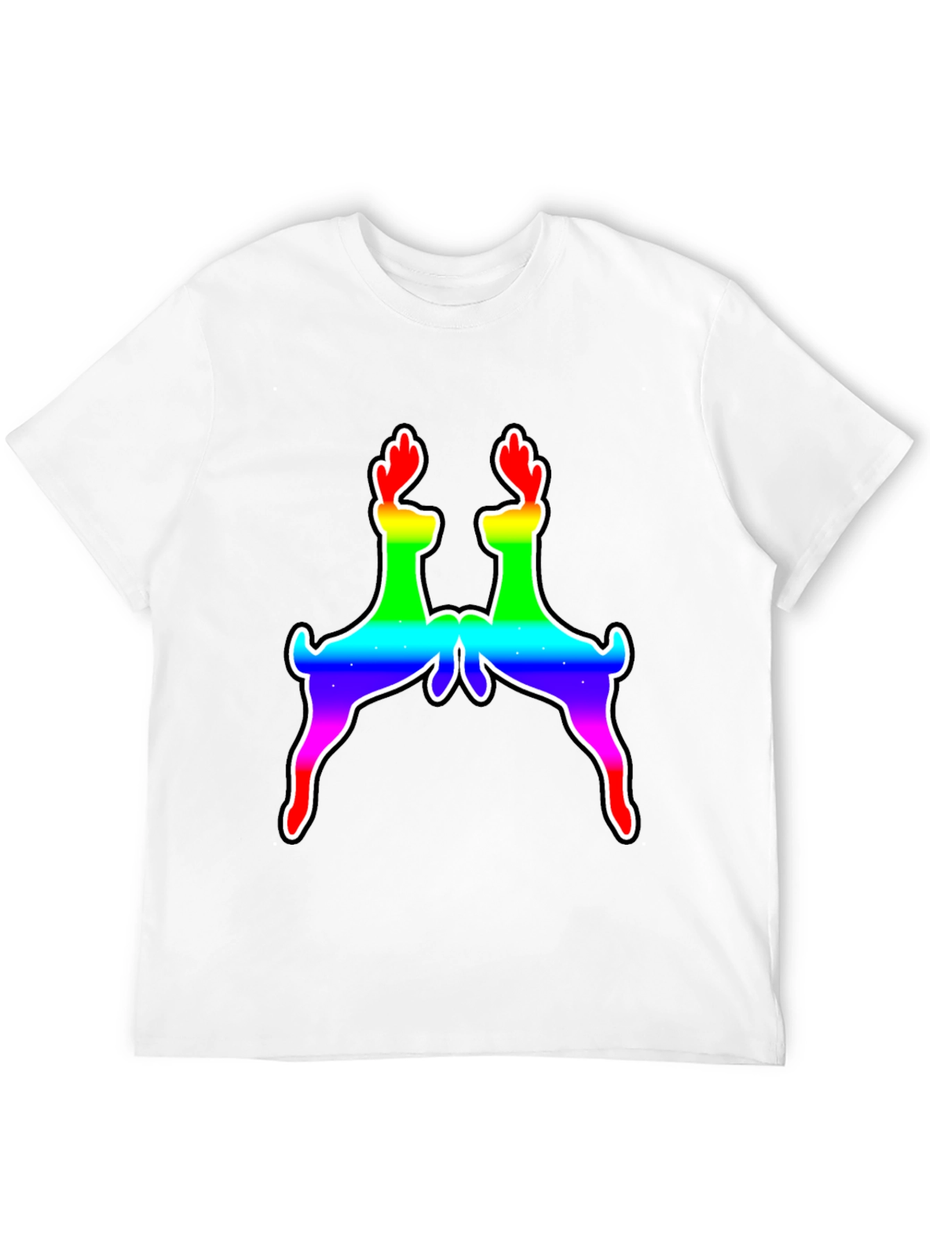 Rainbow Deer Graphic Tee - Pride Edition