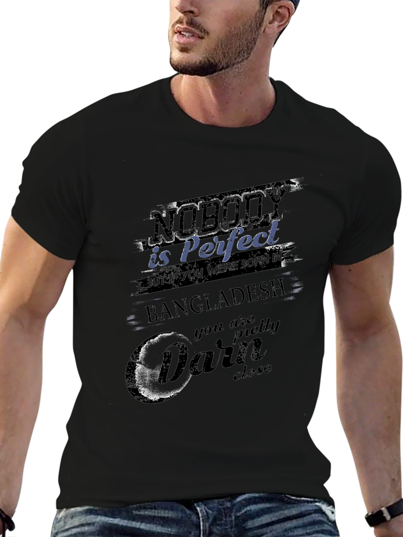 Nobody is Perfect Bangladesh Funny T-Shirt