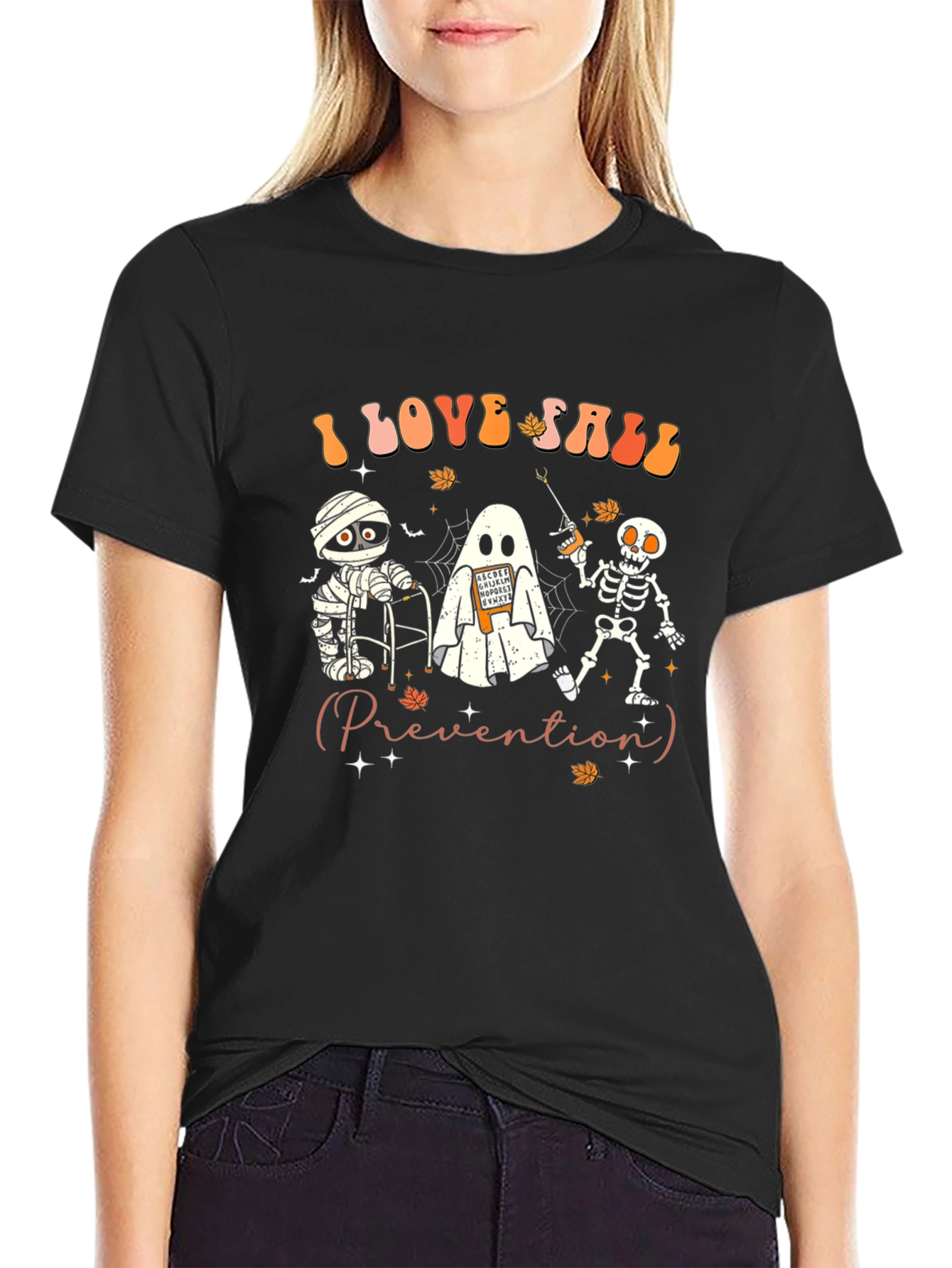 I Love Fall Prevention Halloween T-Shirt