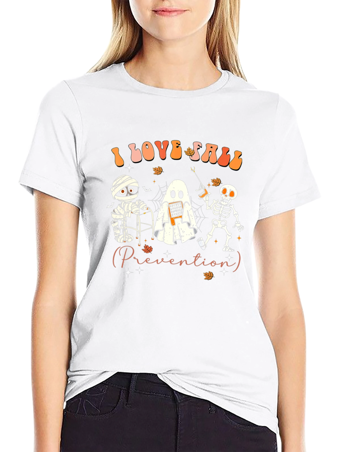 I Love Fall Prevention Halloween T-Shirt