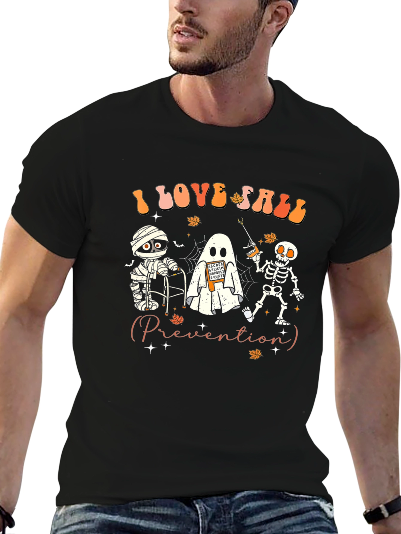 I Love Fall Prevention Halloween T-Shirt