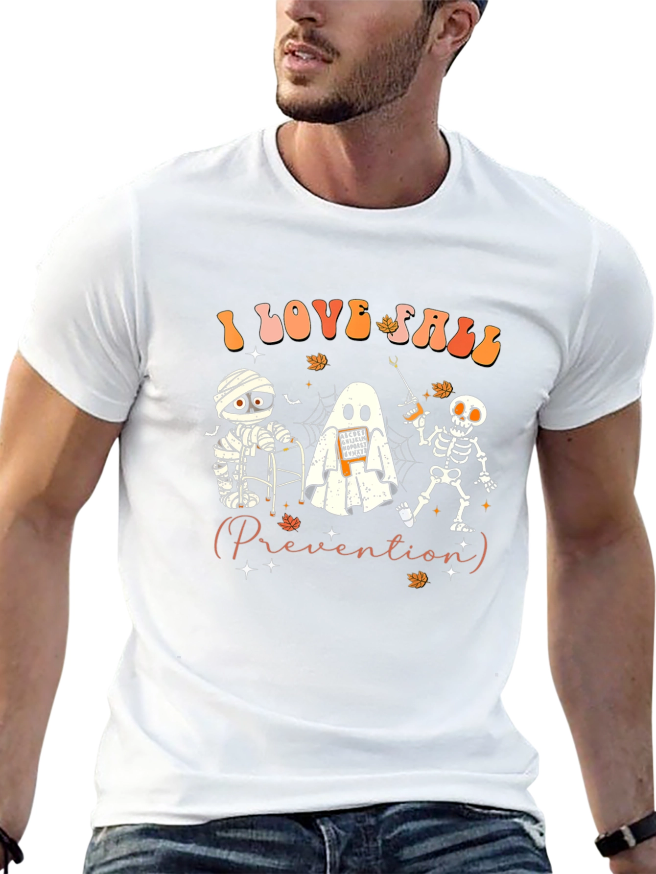 I Love Fall Prevention Halloween T-Shirt