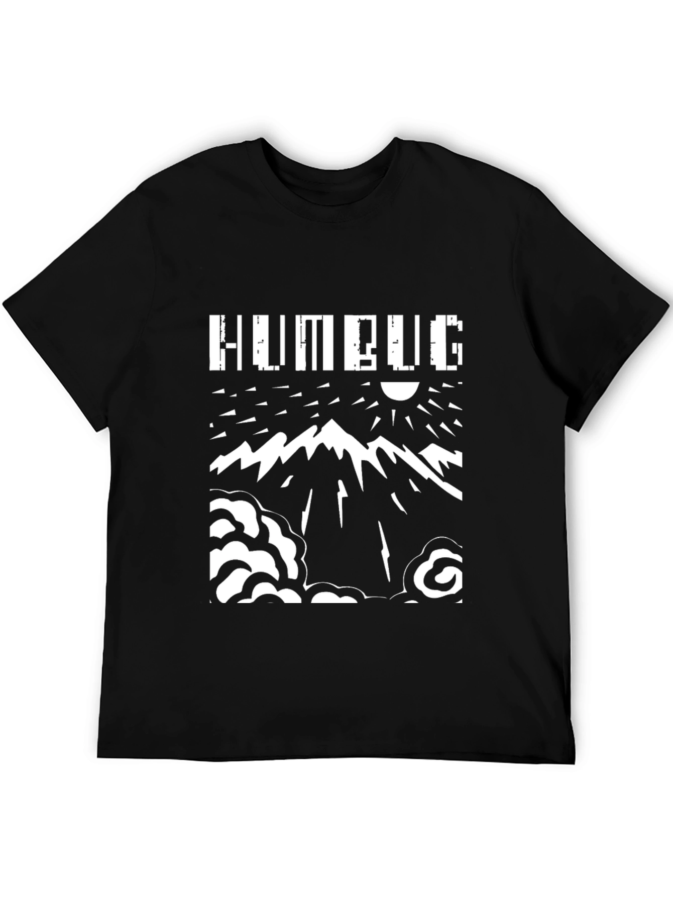 Humbug Mountain Graphic Tee - Black Cotton