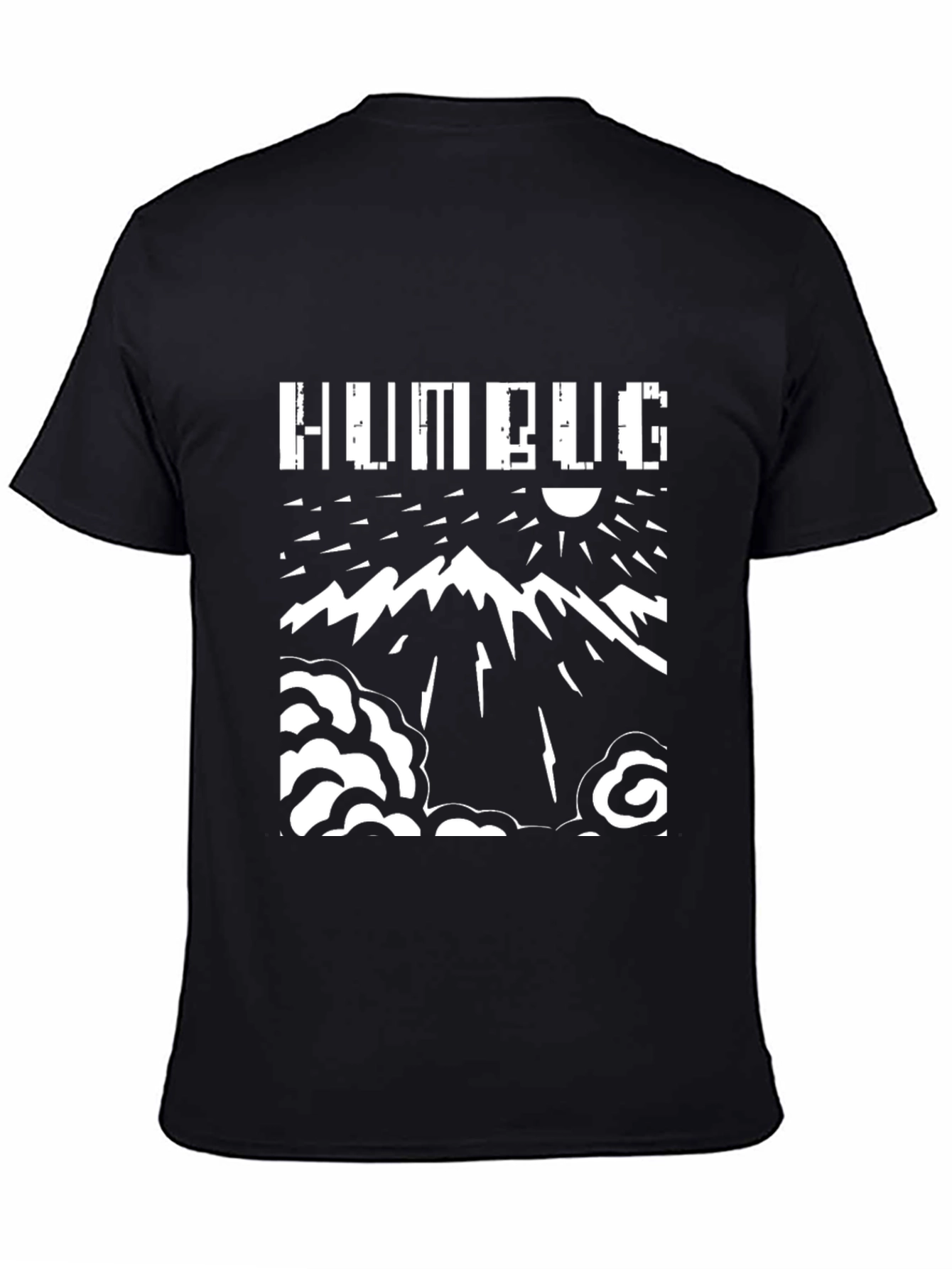 Humbug Mountain Graphic Tee - Black Cotton