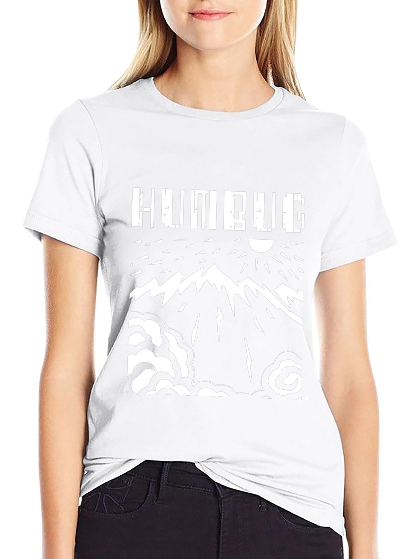 Humbug Mountain Graphic Tee - Black Cotton