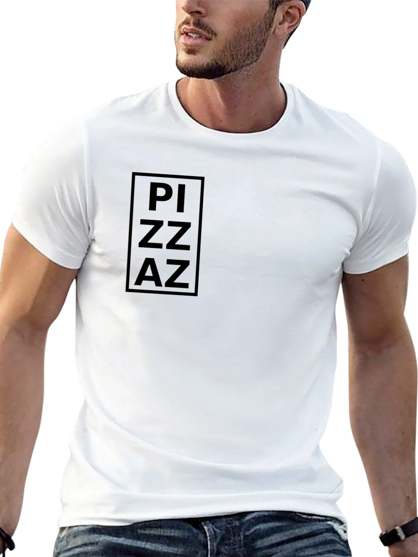 Pizza Black T-Shirt - Casual Style
