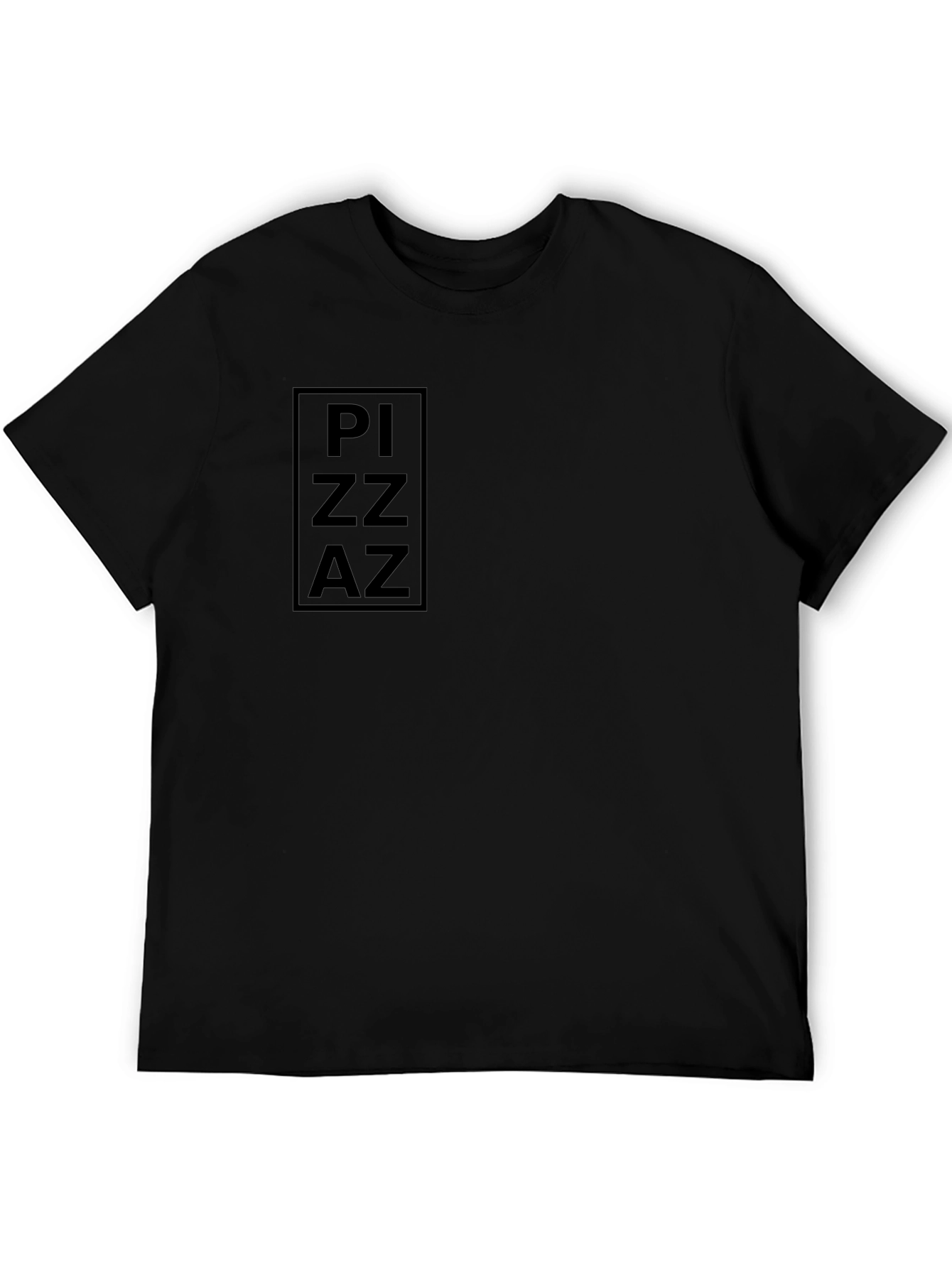 Pizza Black T-Shirt - Casual Style
