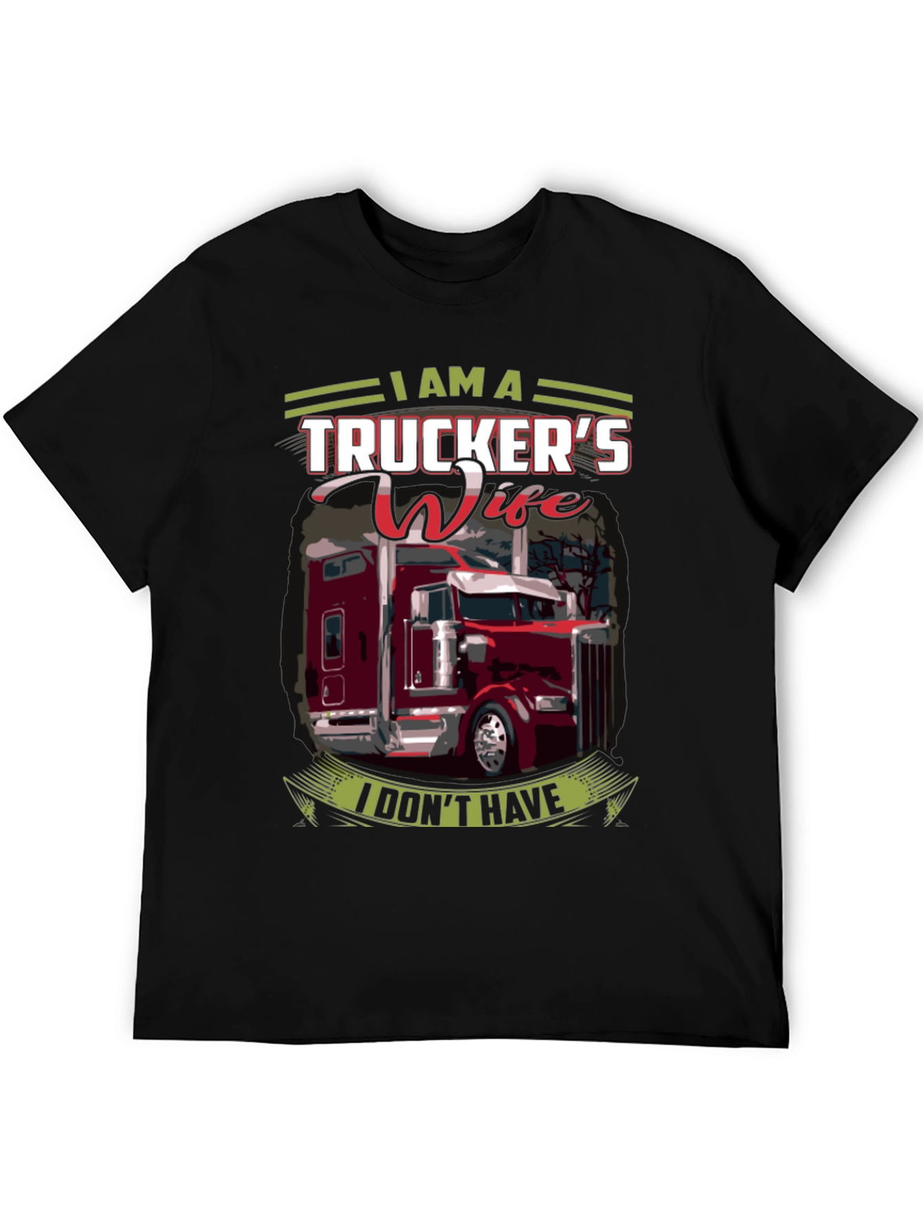 Truckers Wife Graphic T-Shirt