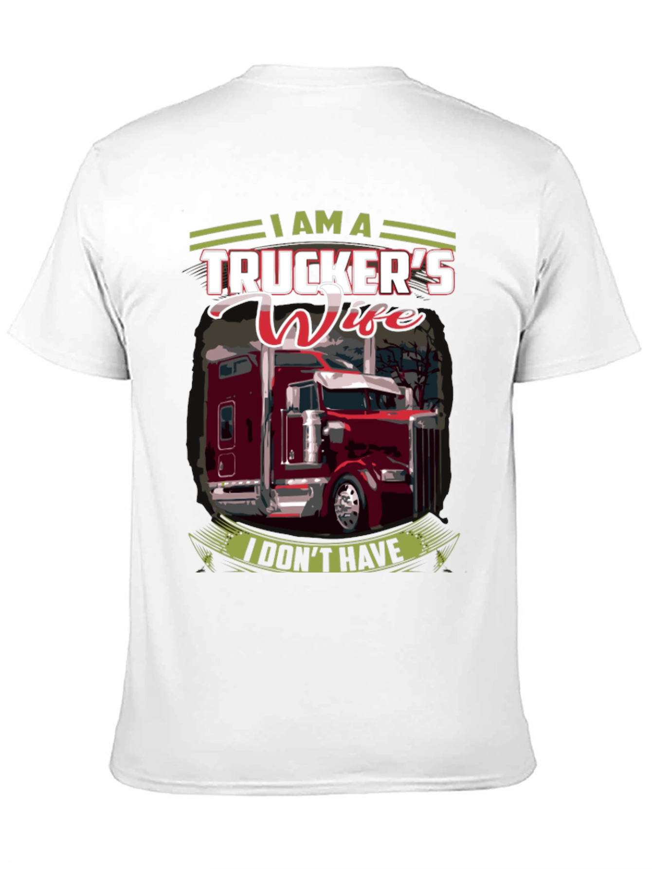 Truckers Wife Graphic T-Shirt