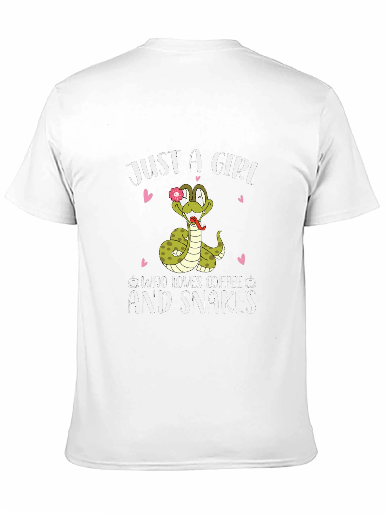 Just A Girl Who Loves Coffee and Snakes T-Shirt