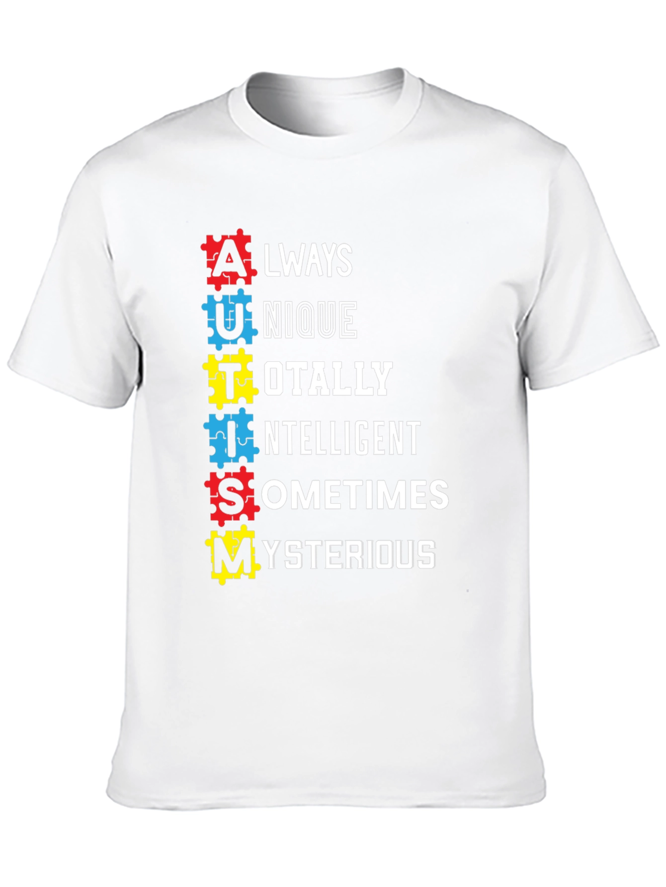 Autism Awareness Puzzle Piece T-Shirt