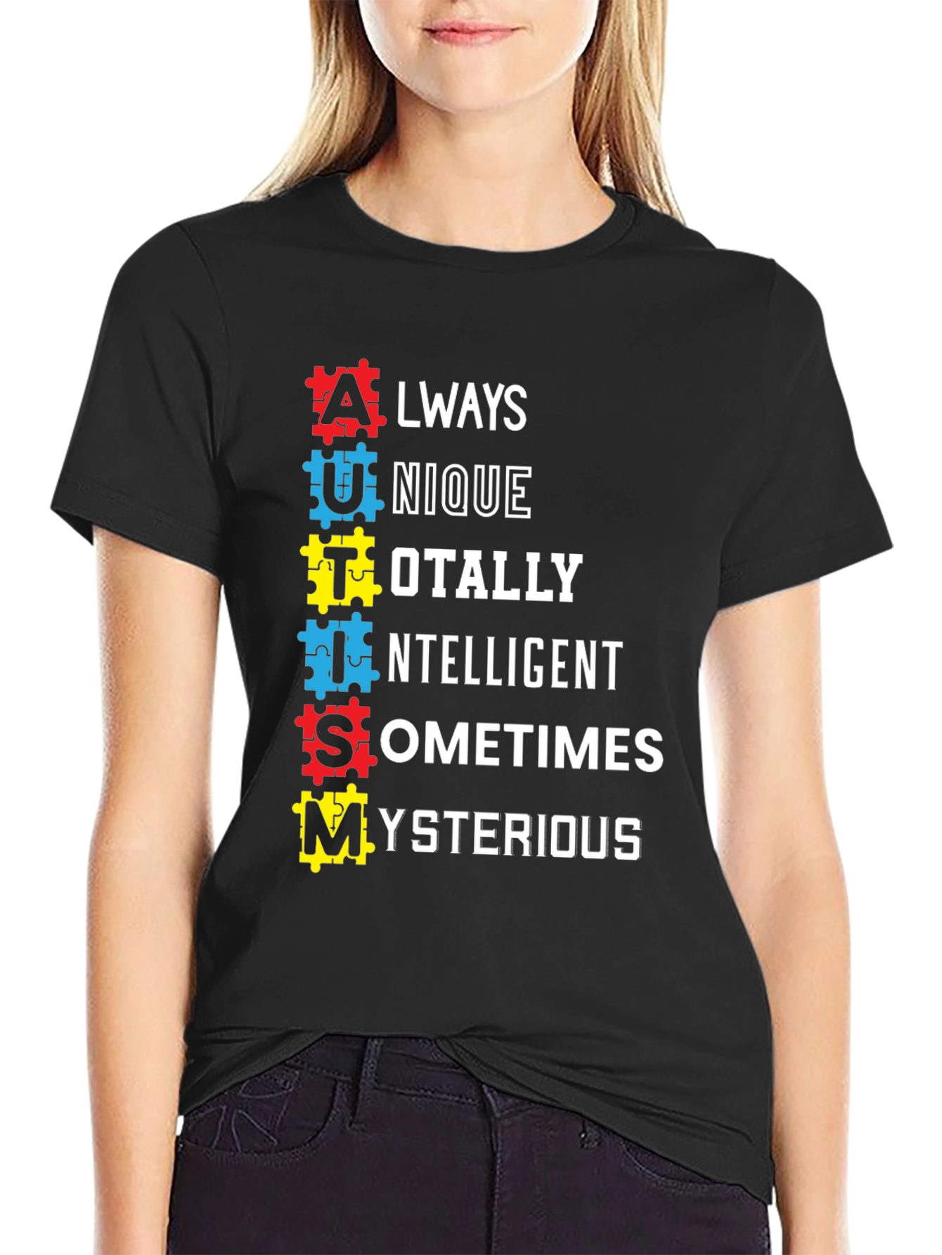 Autism Awareness Puzzle Piece T-Shirt
