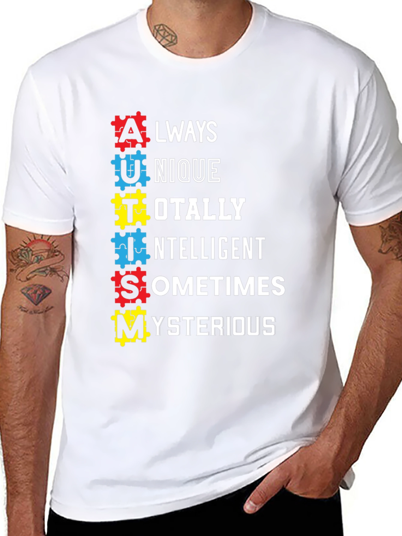 Autism Awareness Puzzle Piece T-Shirt