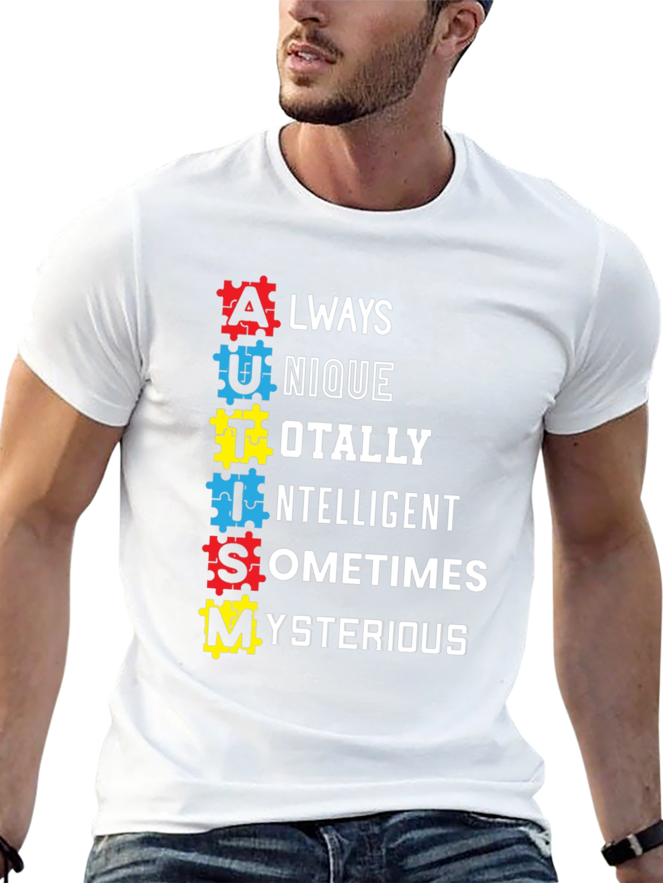 Autism Awareness Puzzle Piece T-Shirt